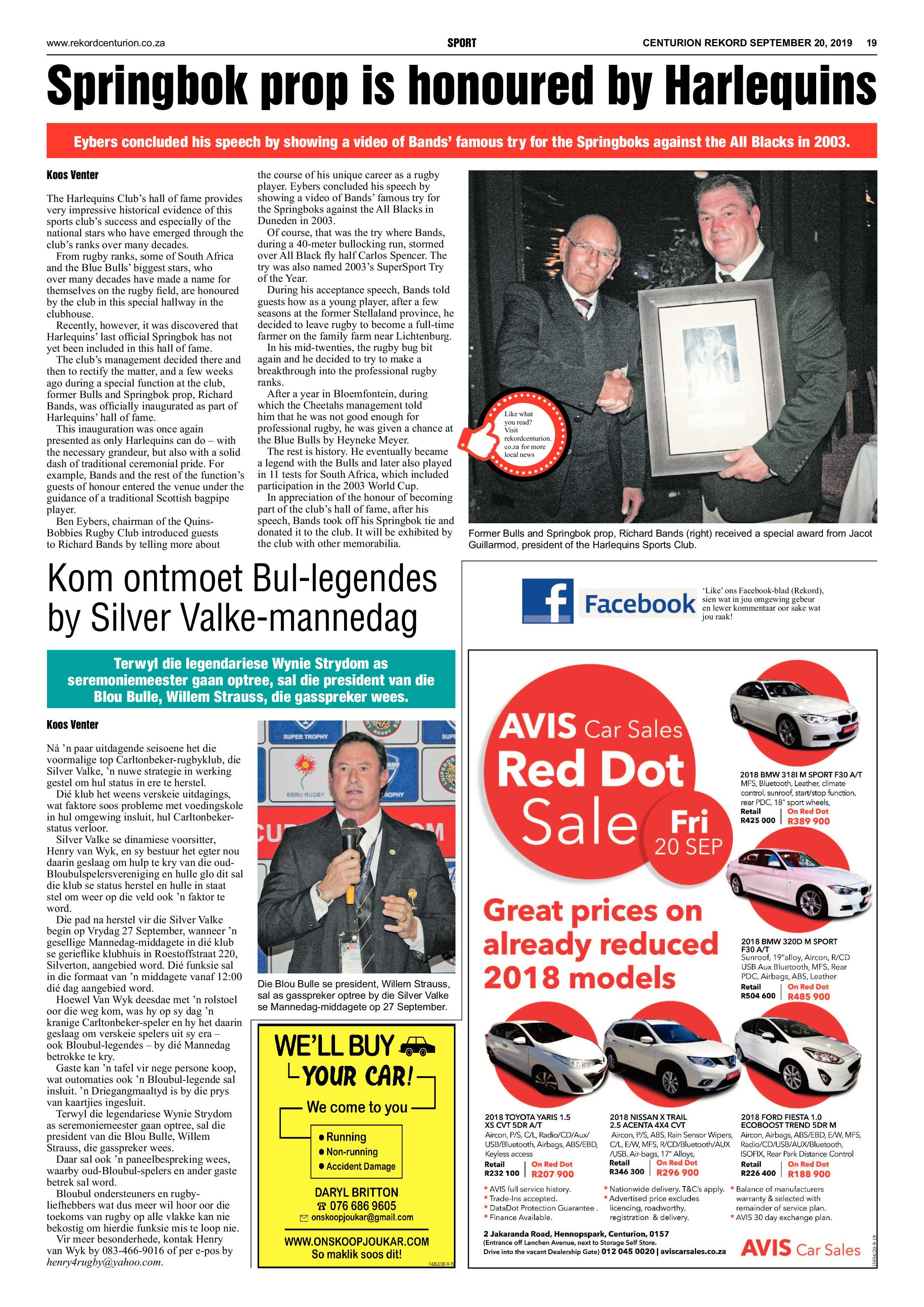 Rekord Centurion 20 September 2019 page 19