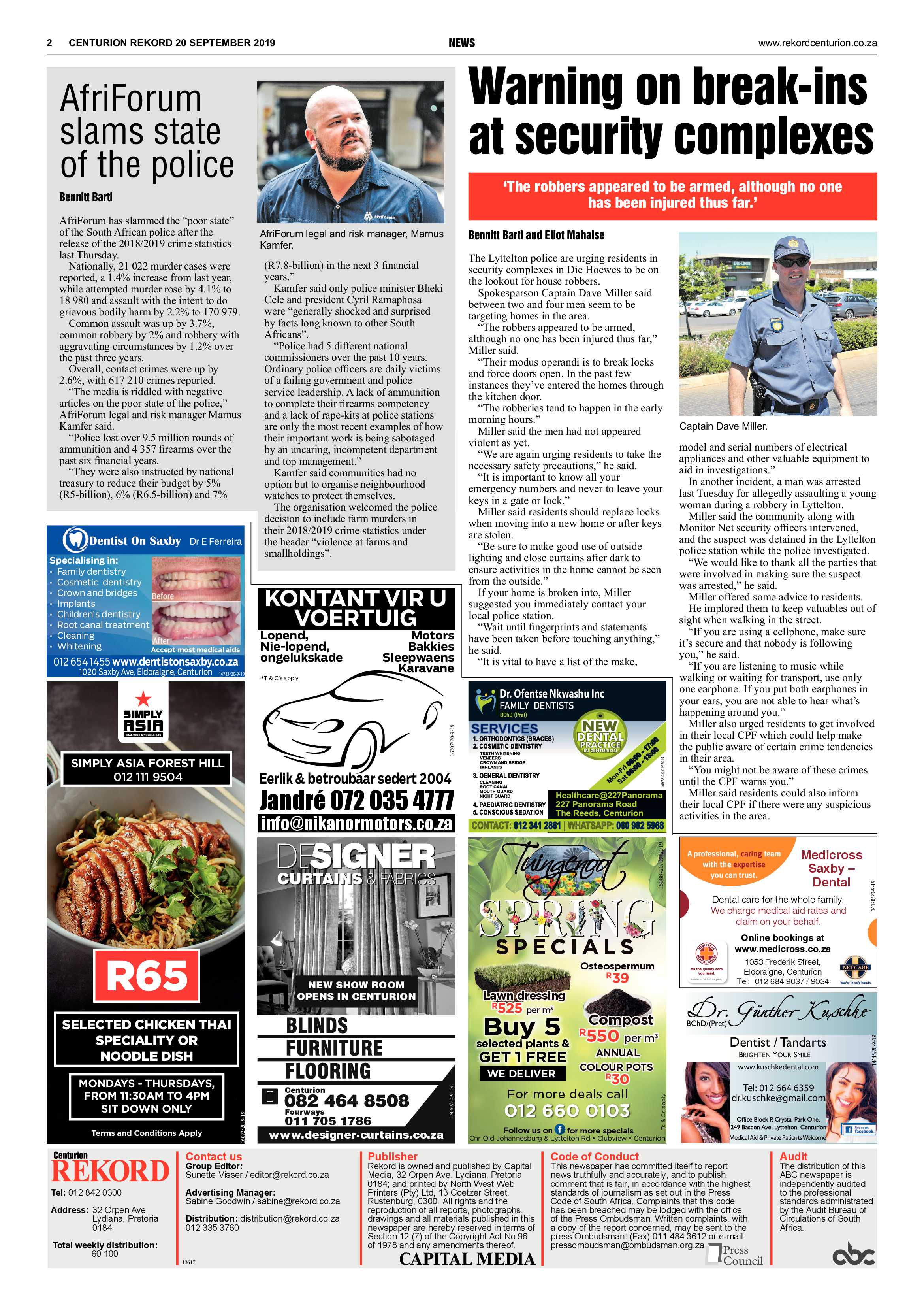 Rekord Centurion 20 September 2019 page 2