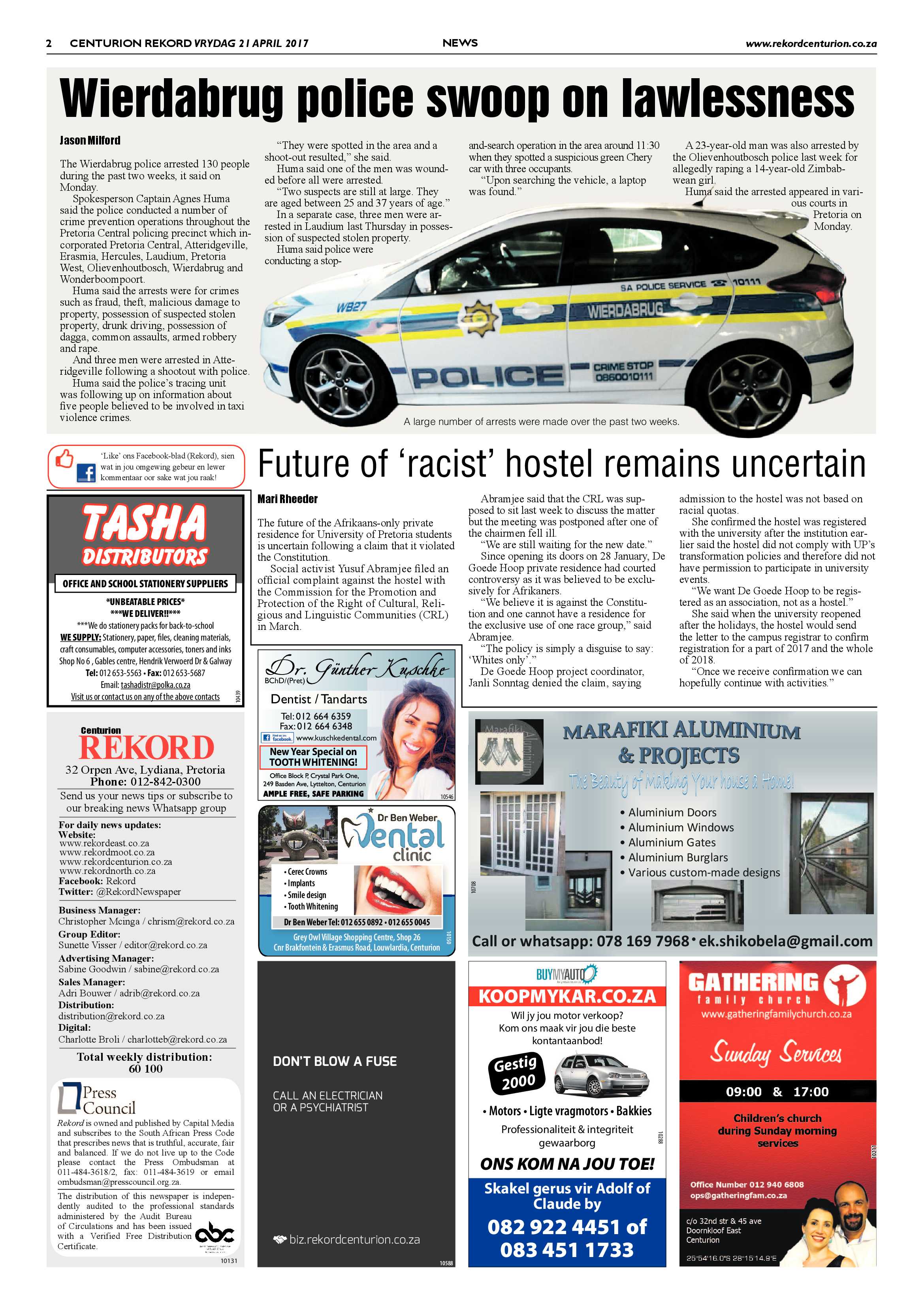 Rekord Centurion 21 April 2017 page 2