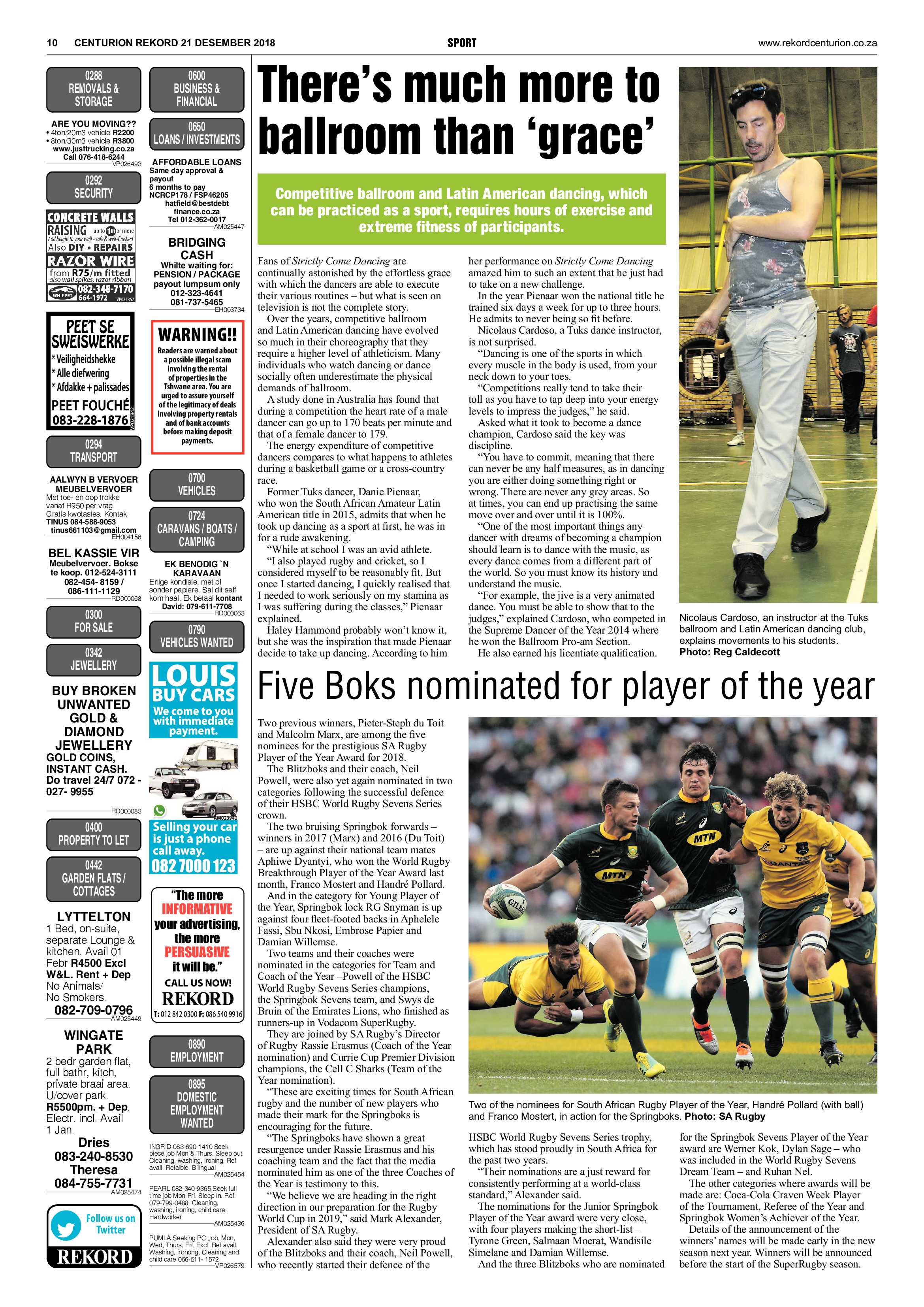 Rekord Centurion 21 December 2018 page 10