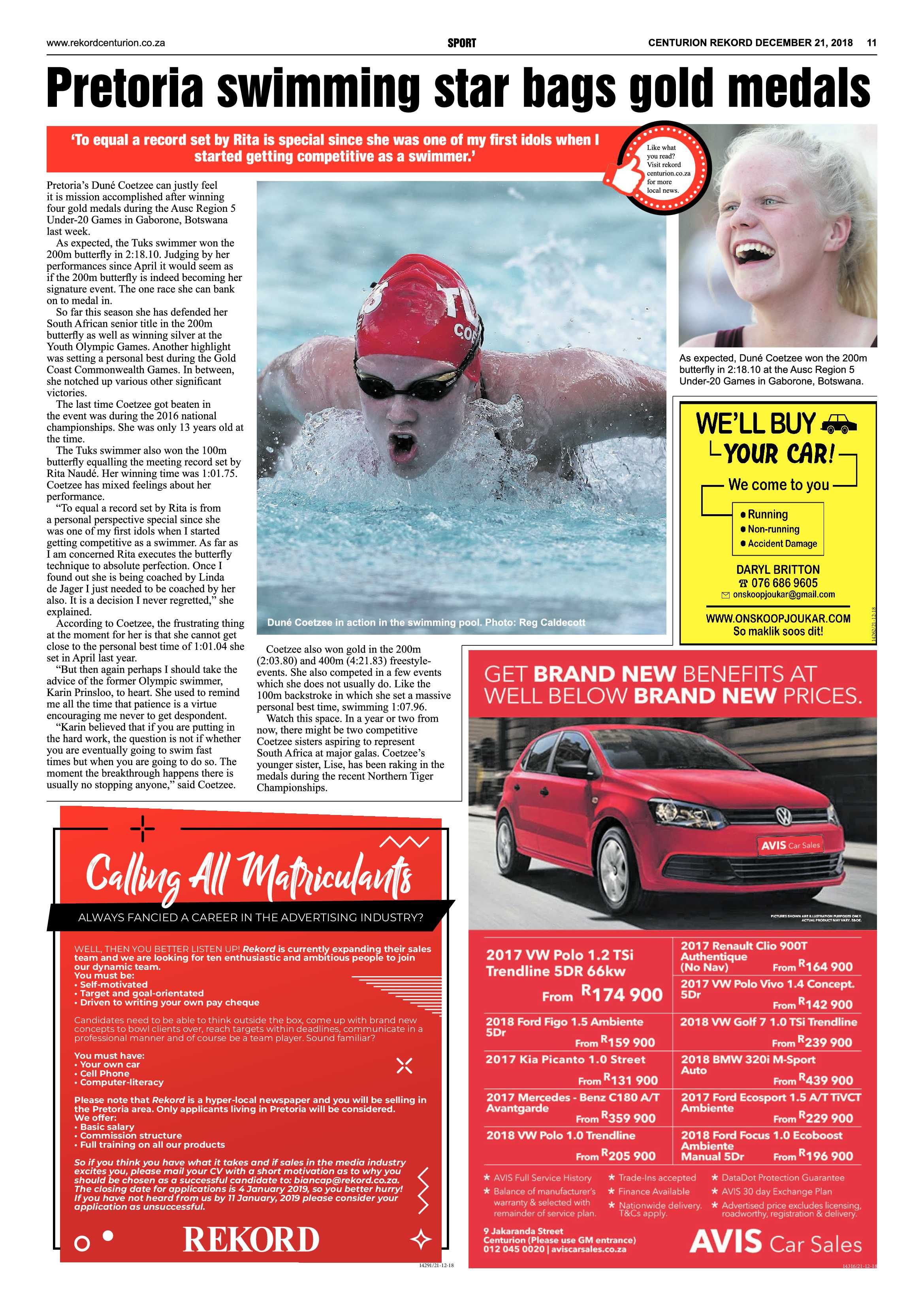 Rekord Centurion 21 December 2018 page 11