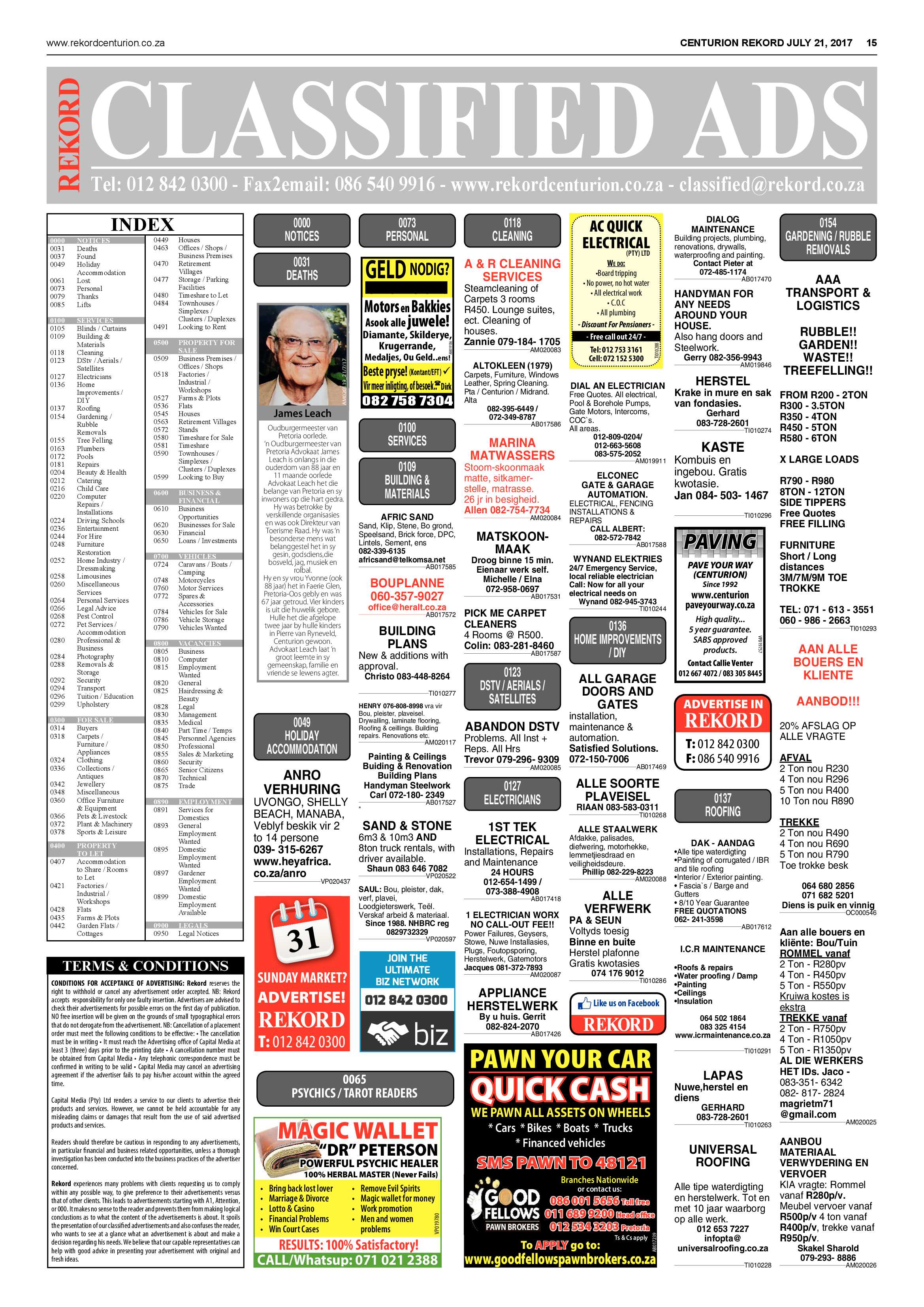 Rekord Centurion 21 July 2017 page 15
