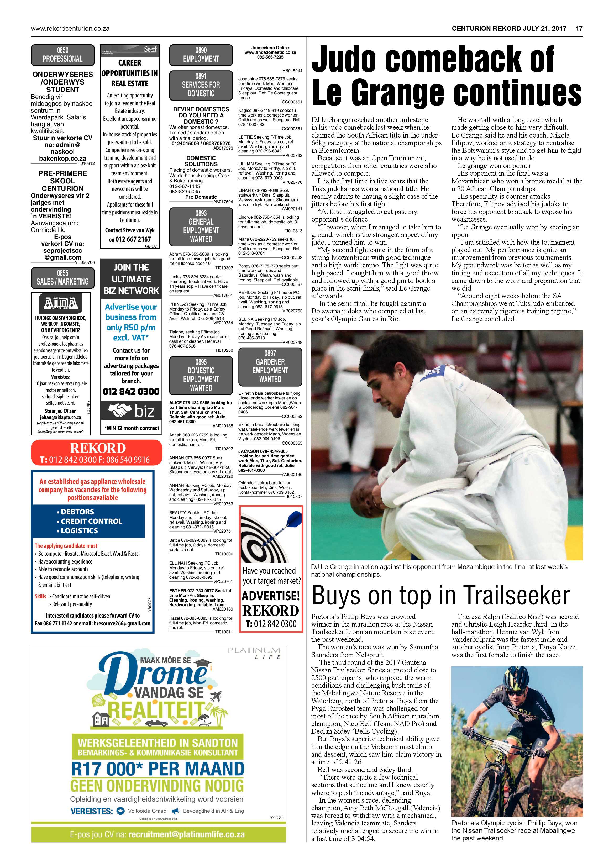 Rekord Centurion 21 July 2017 page 17