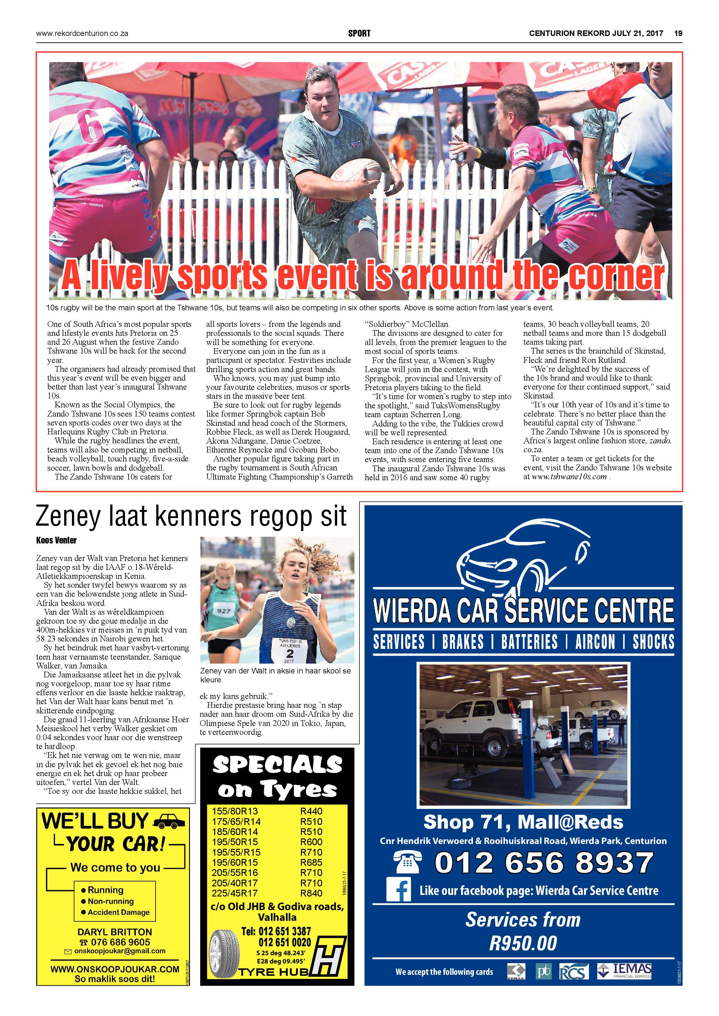 Rekord Centurion 21 July 2017 page 19