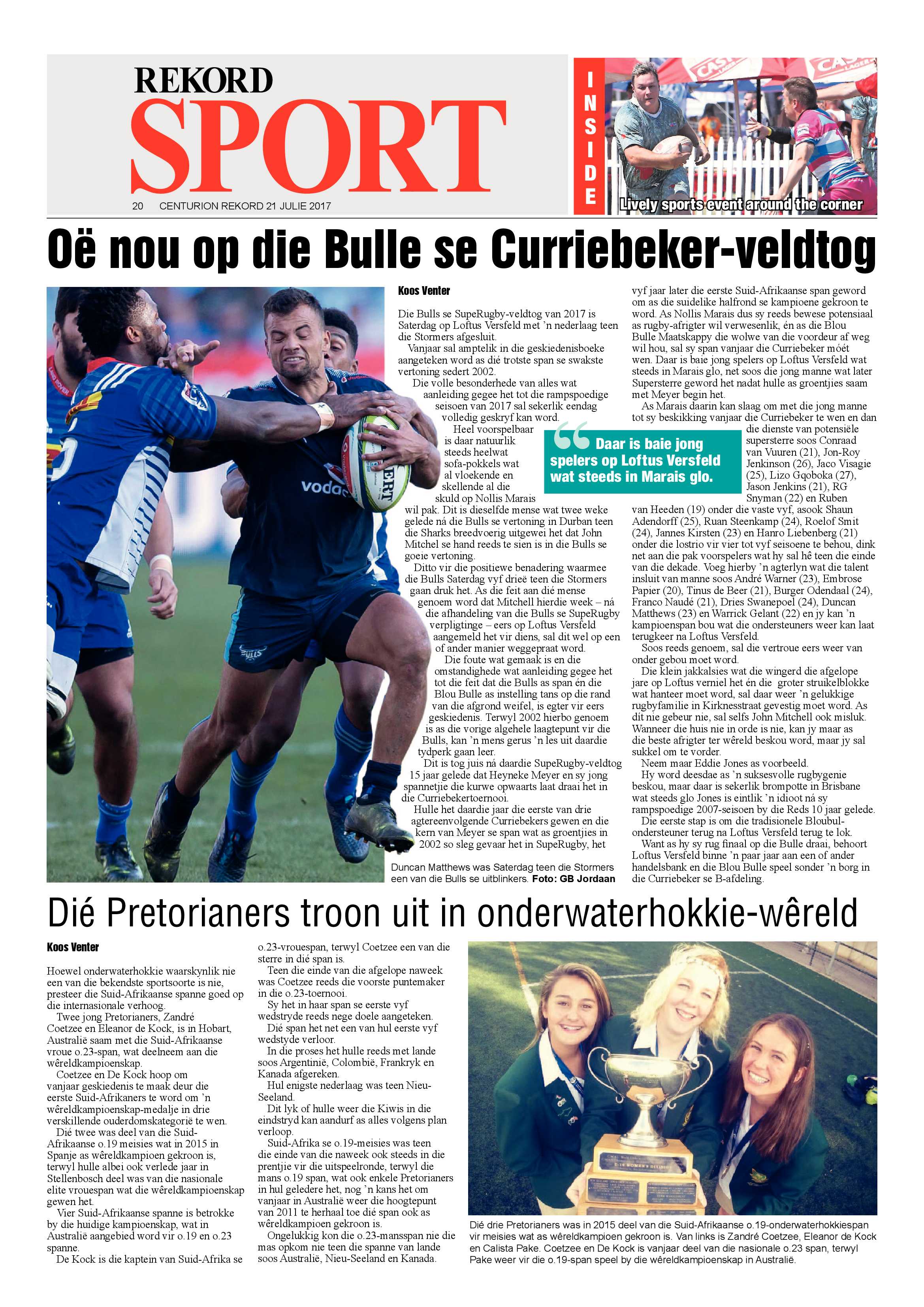 Rekord Centurion 21 July 2017 page 20