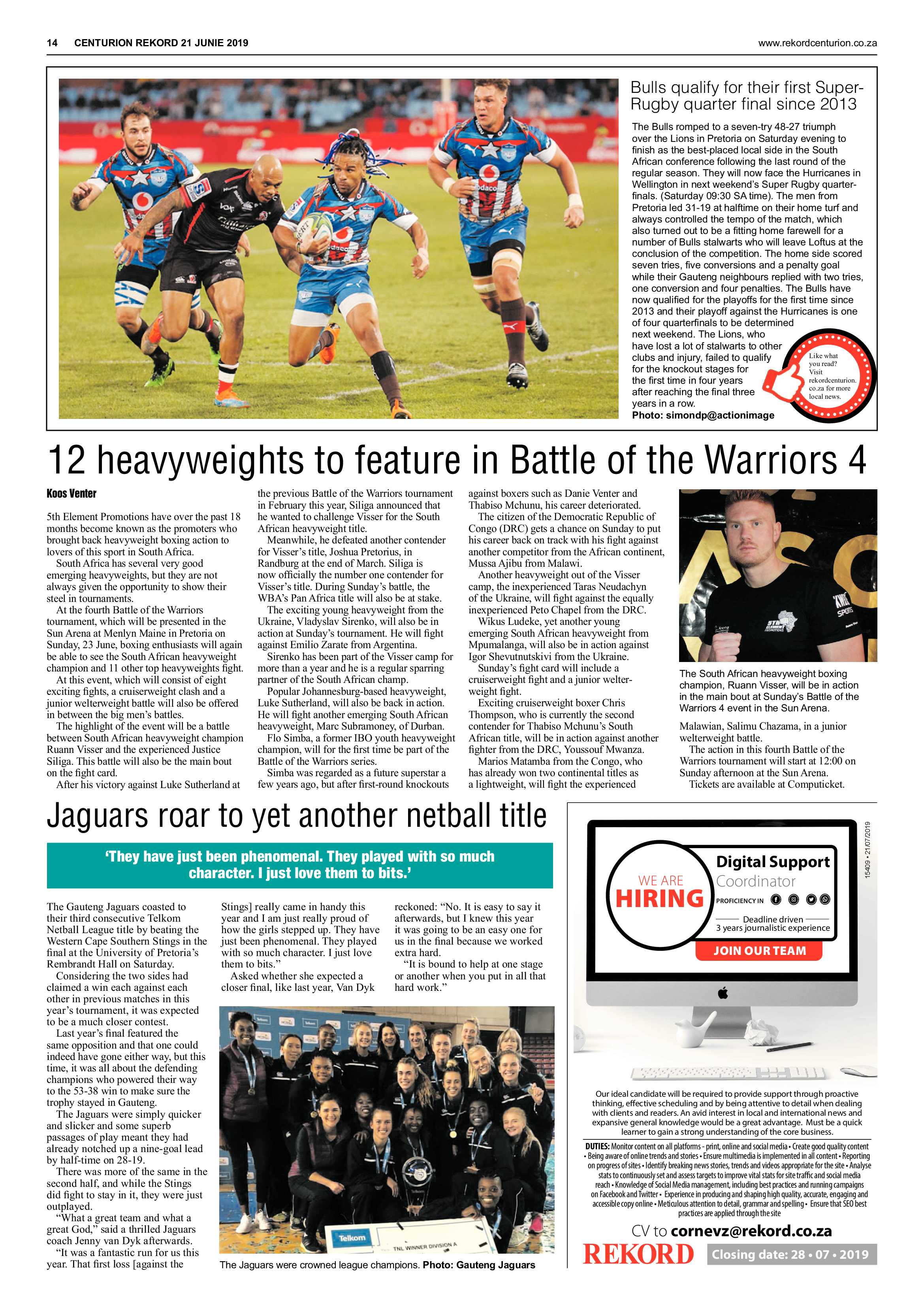 Rekord Centurion 21 June 2019 page 14