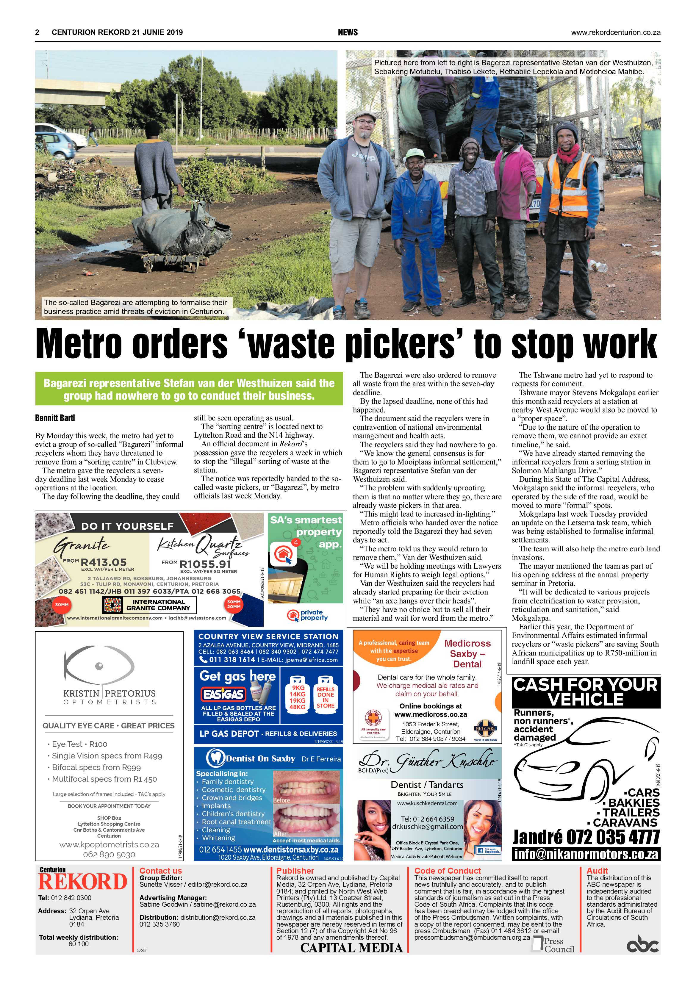 Rekord Centurion 21 June 2019 page 2