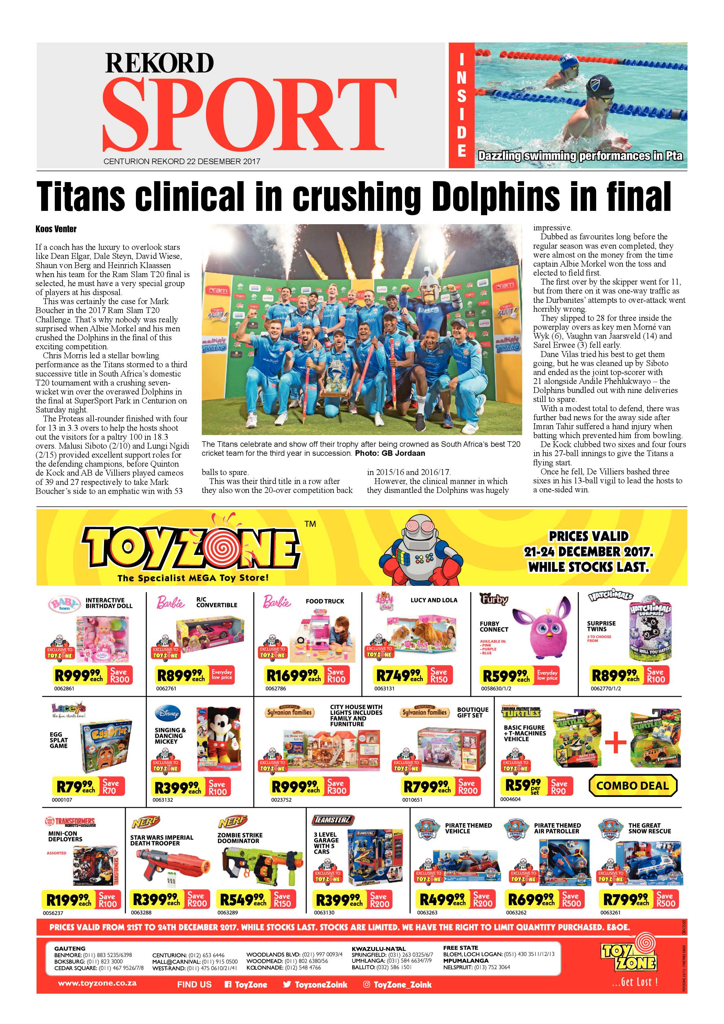 Rekord Centurion 22 December 2017 page 16