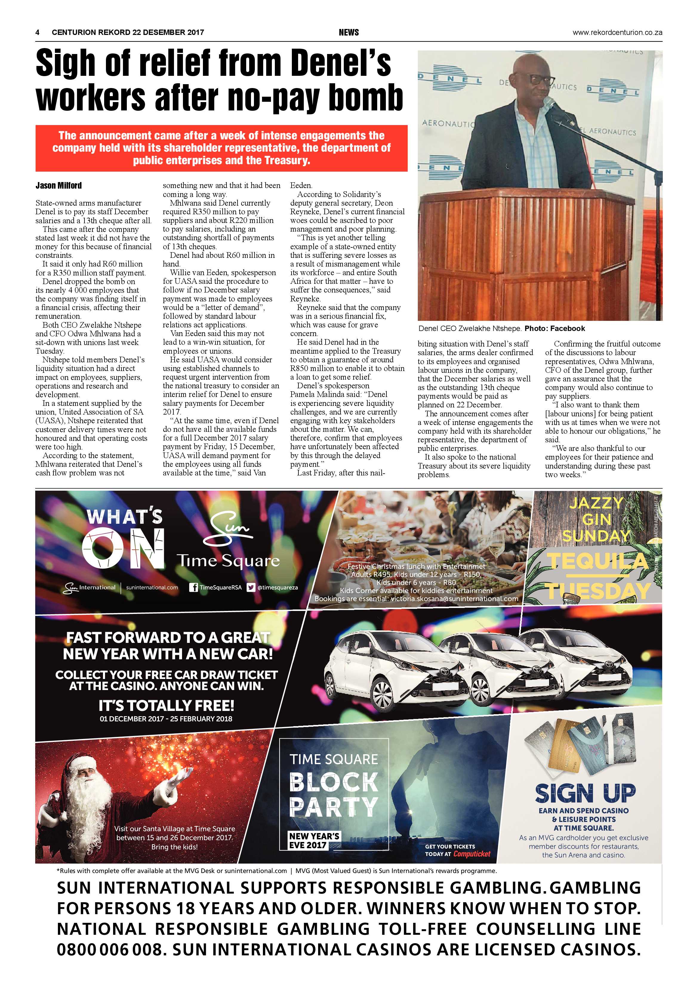 Rekord Centurion 22 December 2017 page 4