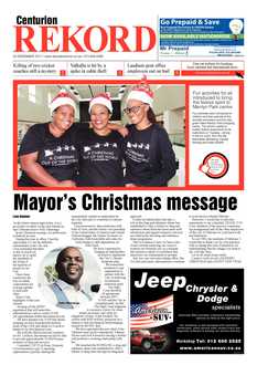 Rekord Centurion 22 December 2017