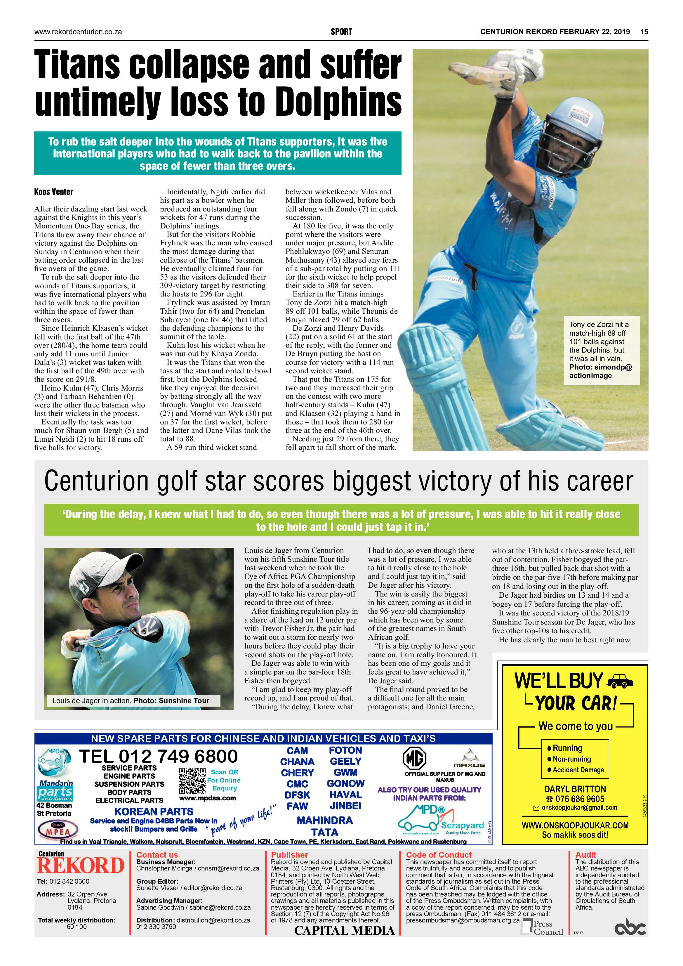Rekord Centurion 22 February 2019 page 15