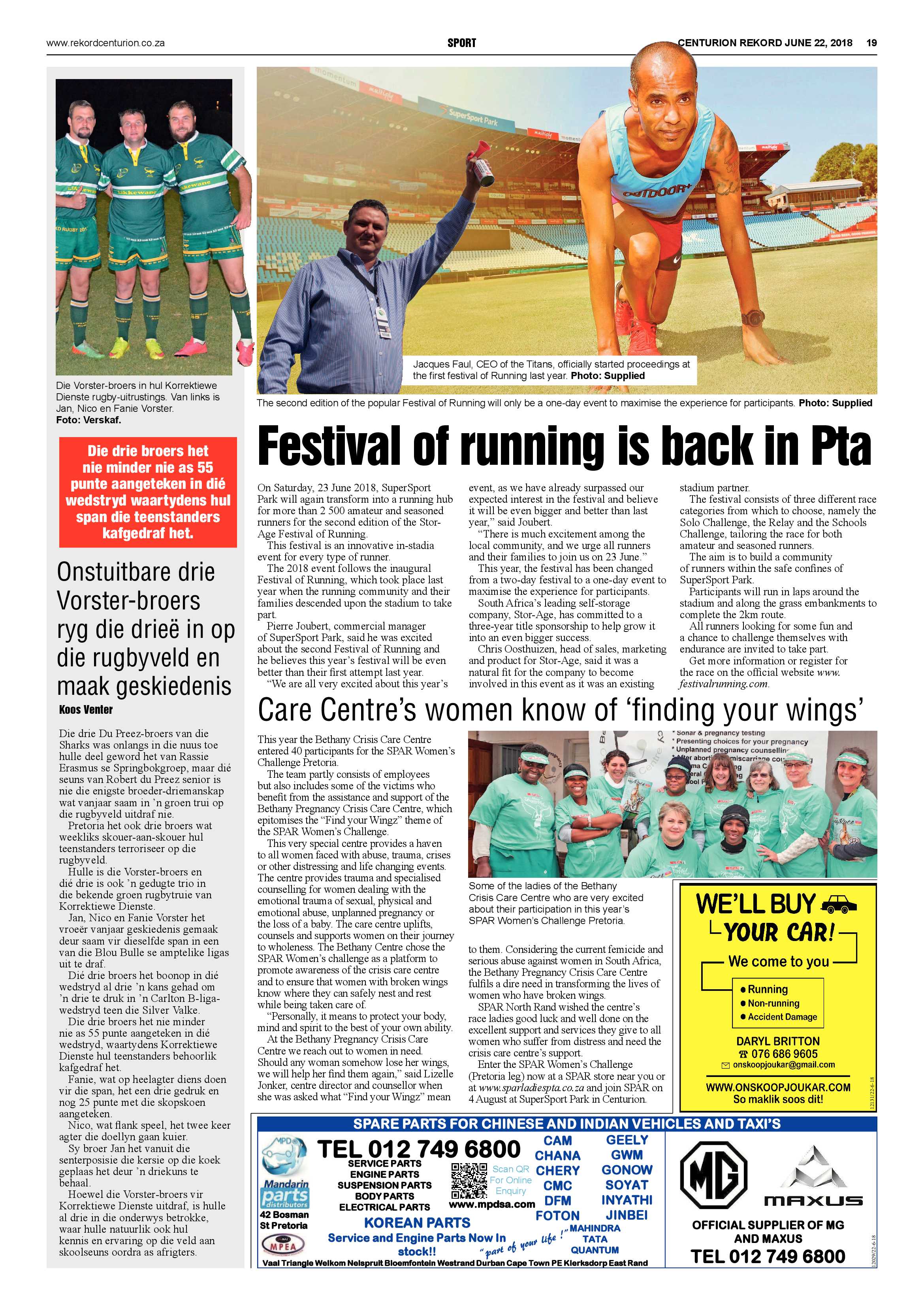 Rekord Centurion 22 June 2018 page 19