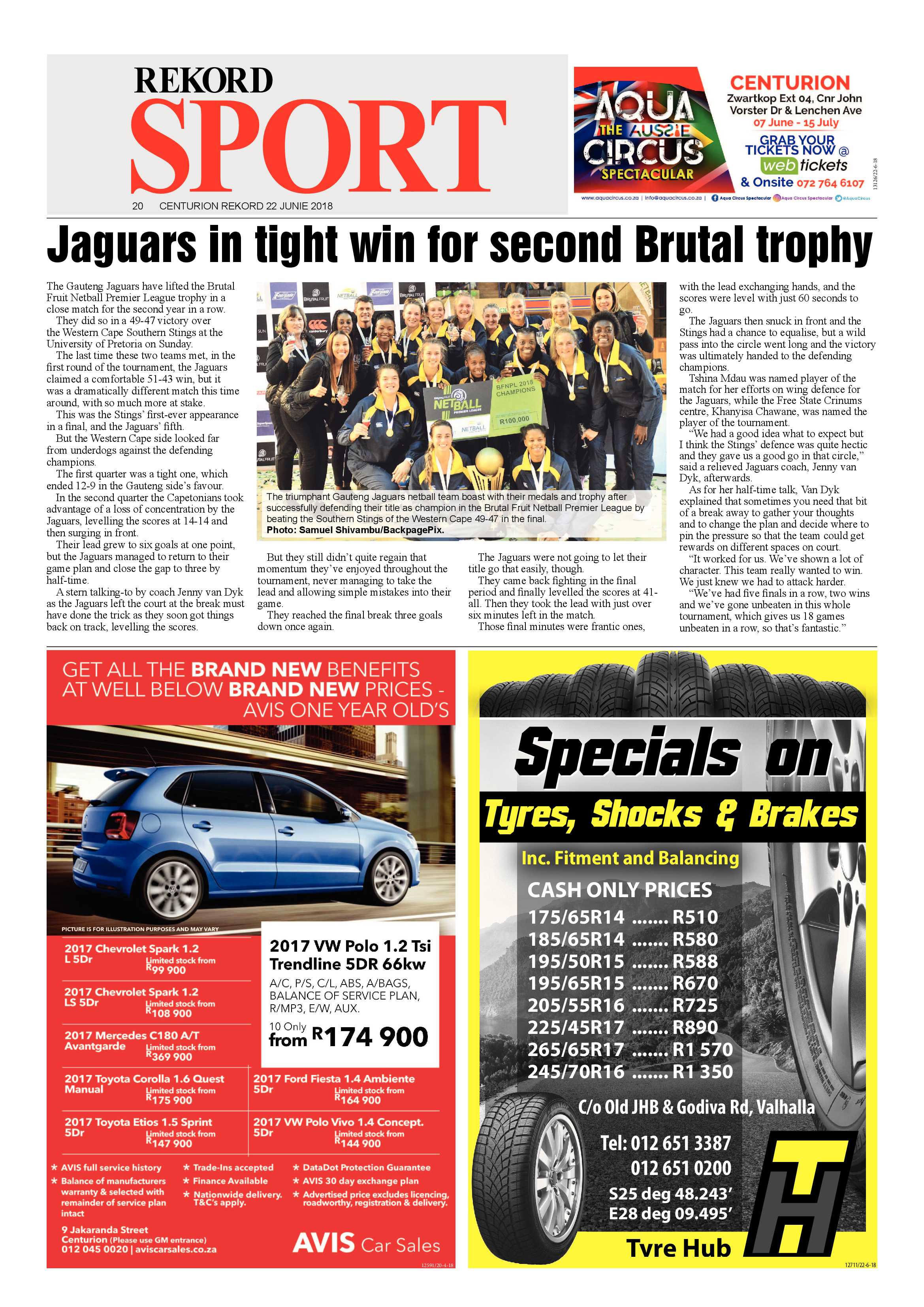 Rekord Centurion 22 June 2018 page 20