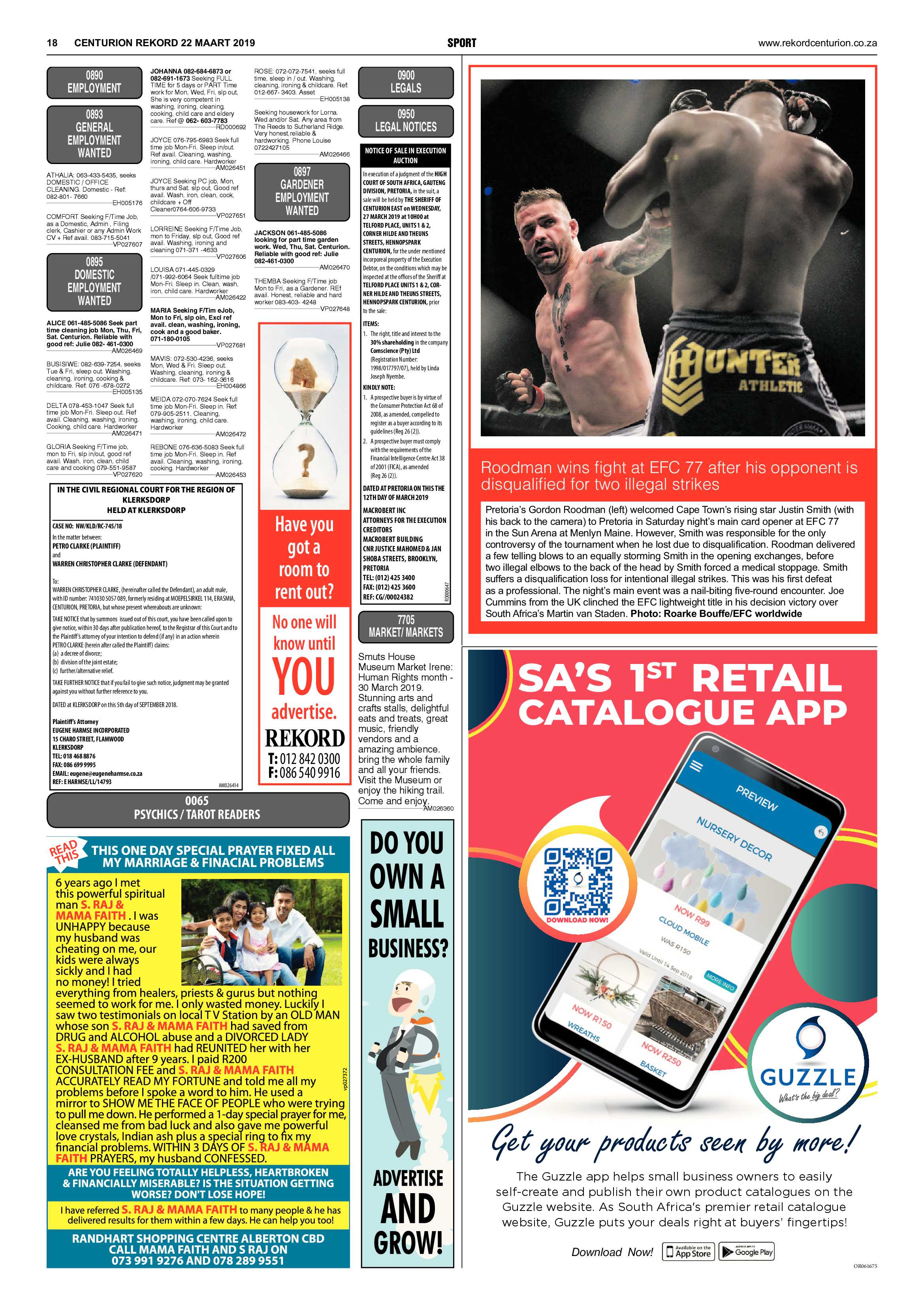 Rekord Centurion 22 March 2019 page 18