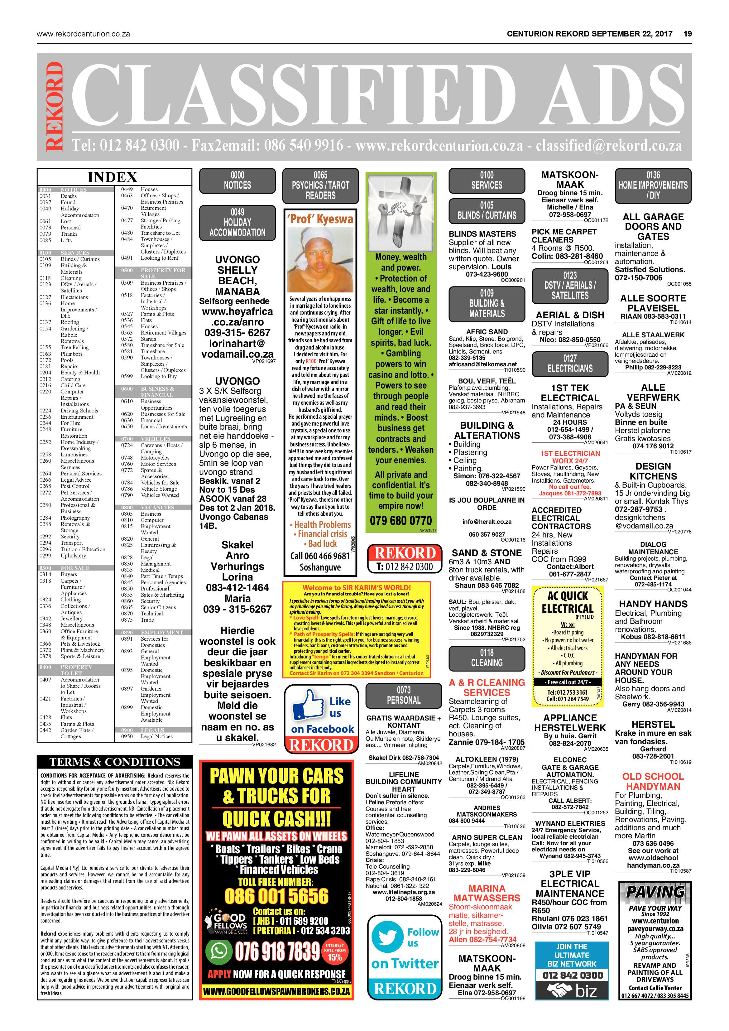 Rekord Centurion 22 September 2017 page 19