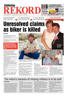 Rekord Centurion 22 September 2017