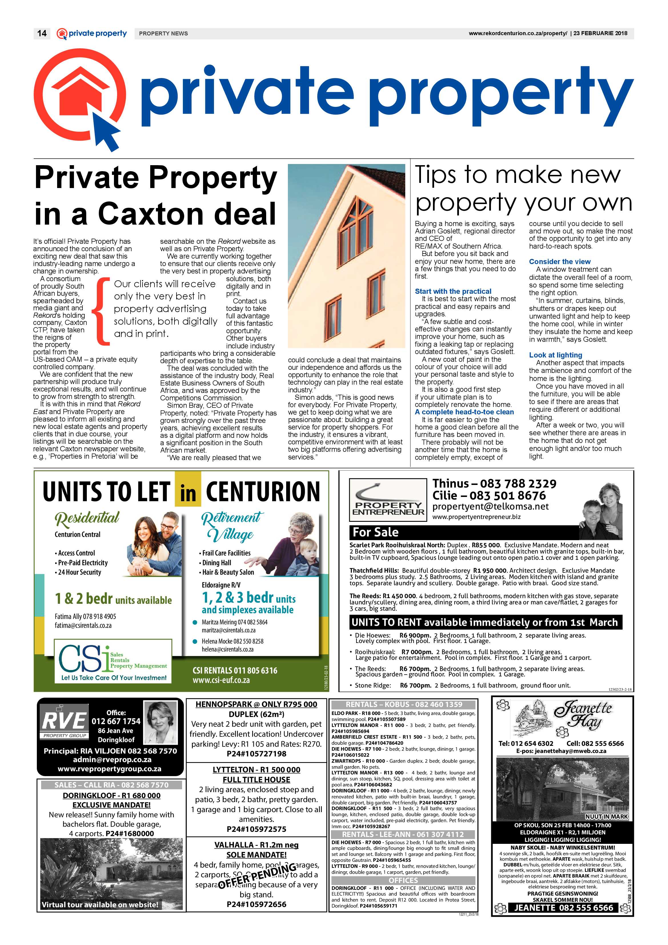 Rekord Centurion 23 February 2018 page 14