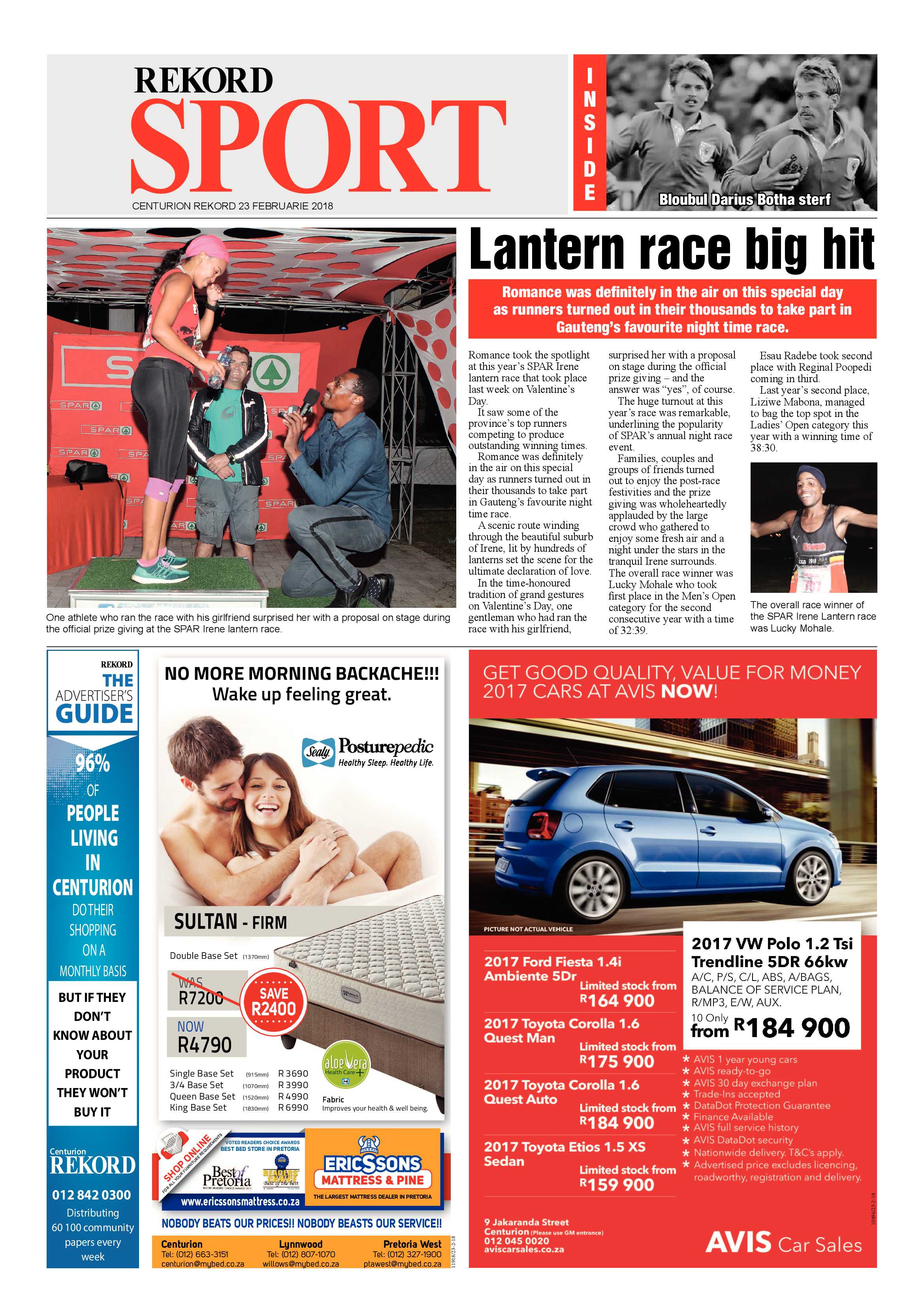 Rekord Centurion 23 February 2018 page 20