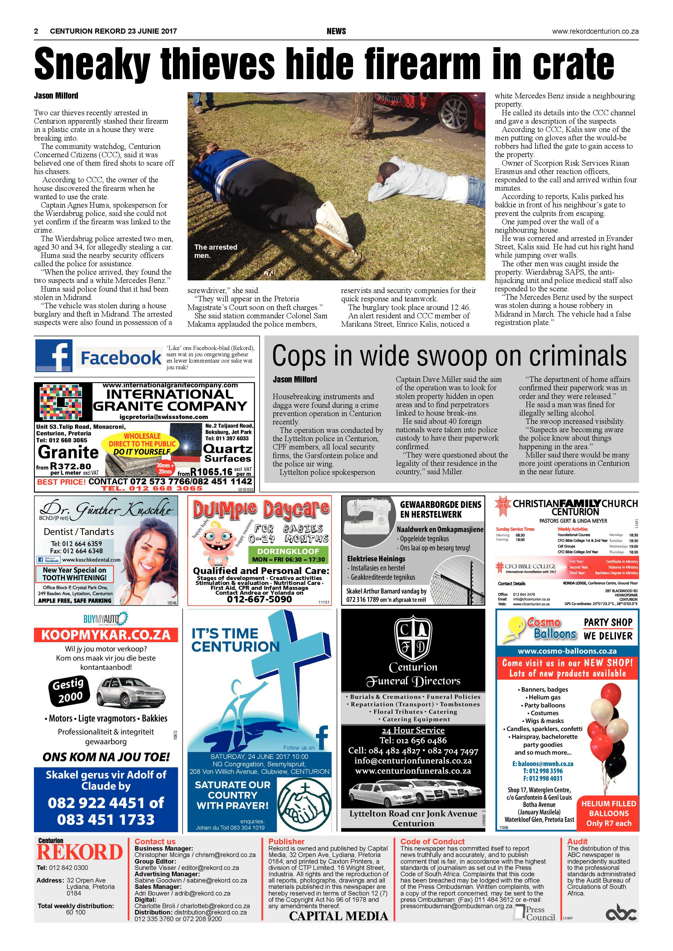 Rekord Centurion 23 June 2017 page 2