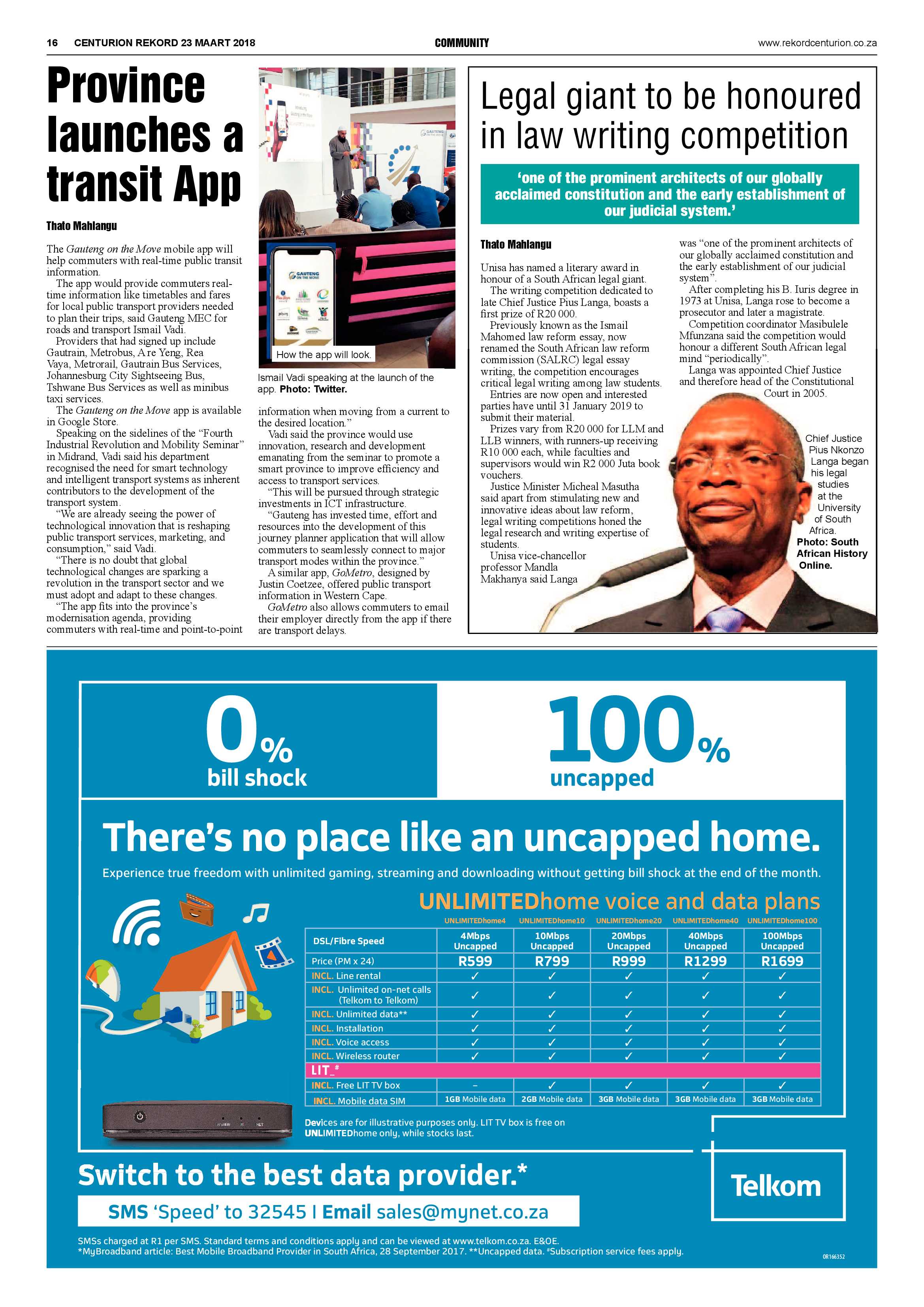 Rekord Centurion 23 March 2018 page 16