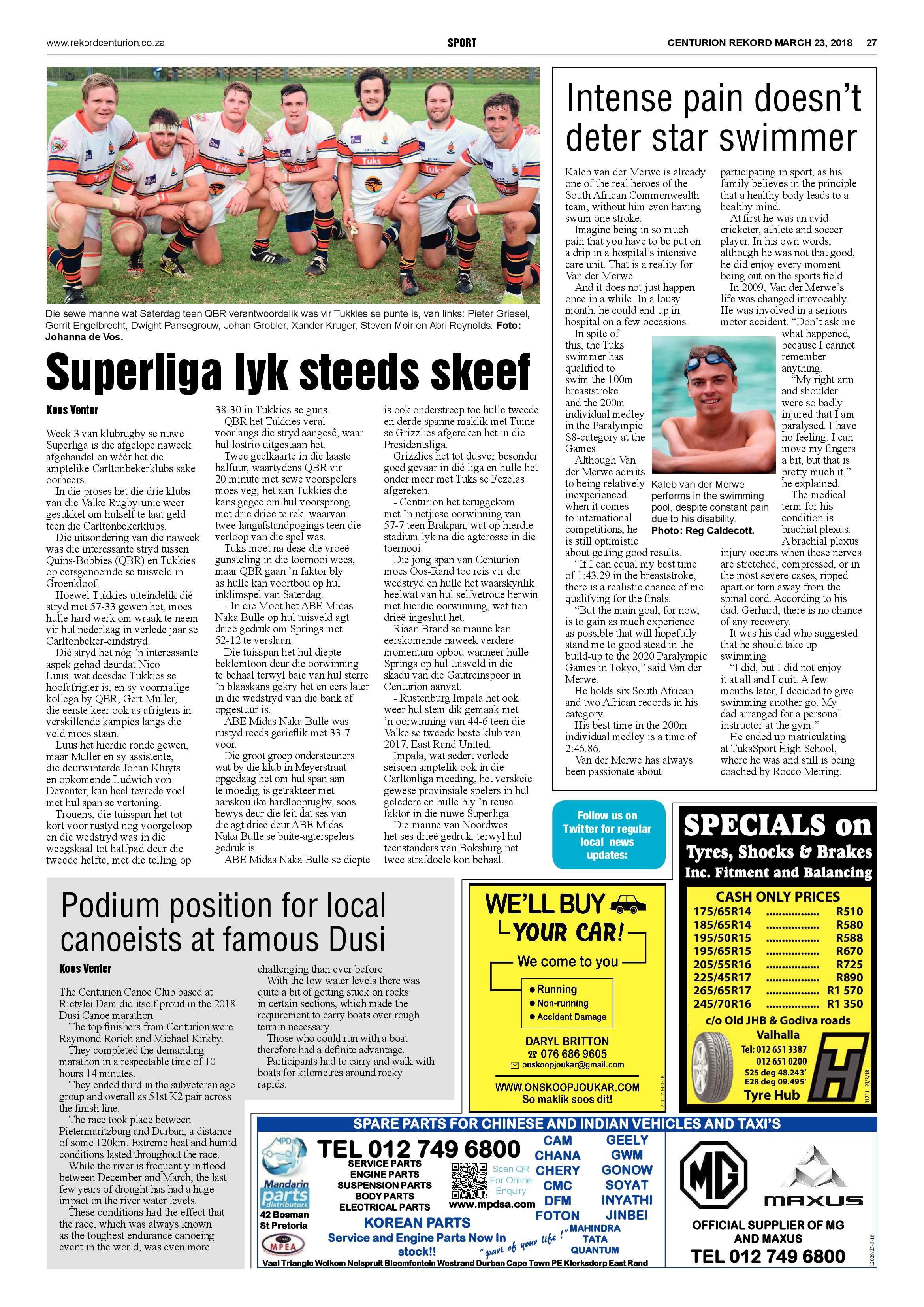 Rekord Centurion 23 March 2018 page 27
