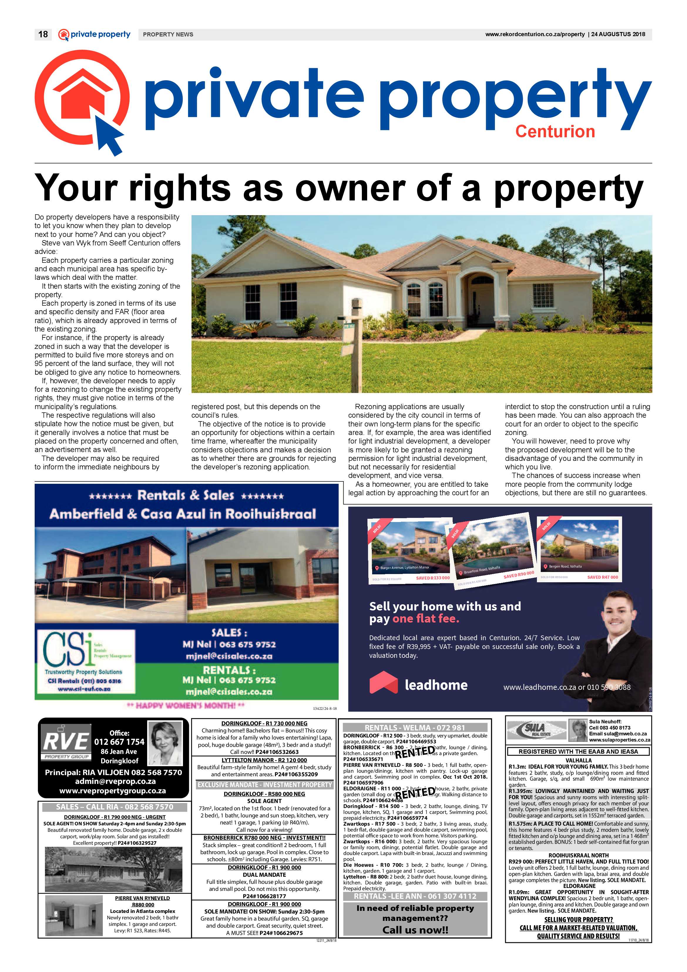 Rekord Centurion 24 August 2018 page 18