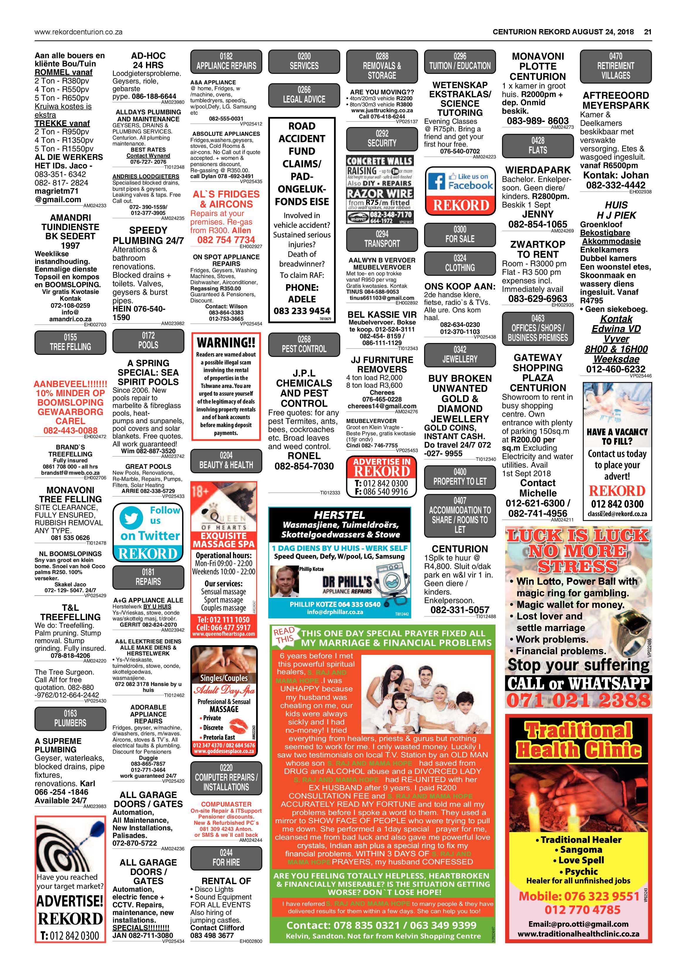 Rekord Centurion 24 August 2018 page 21