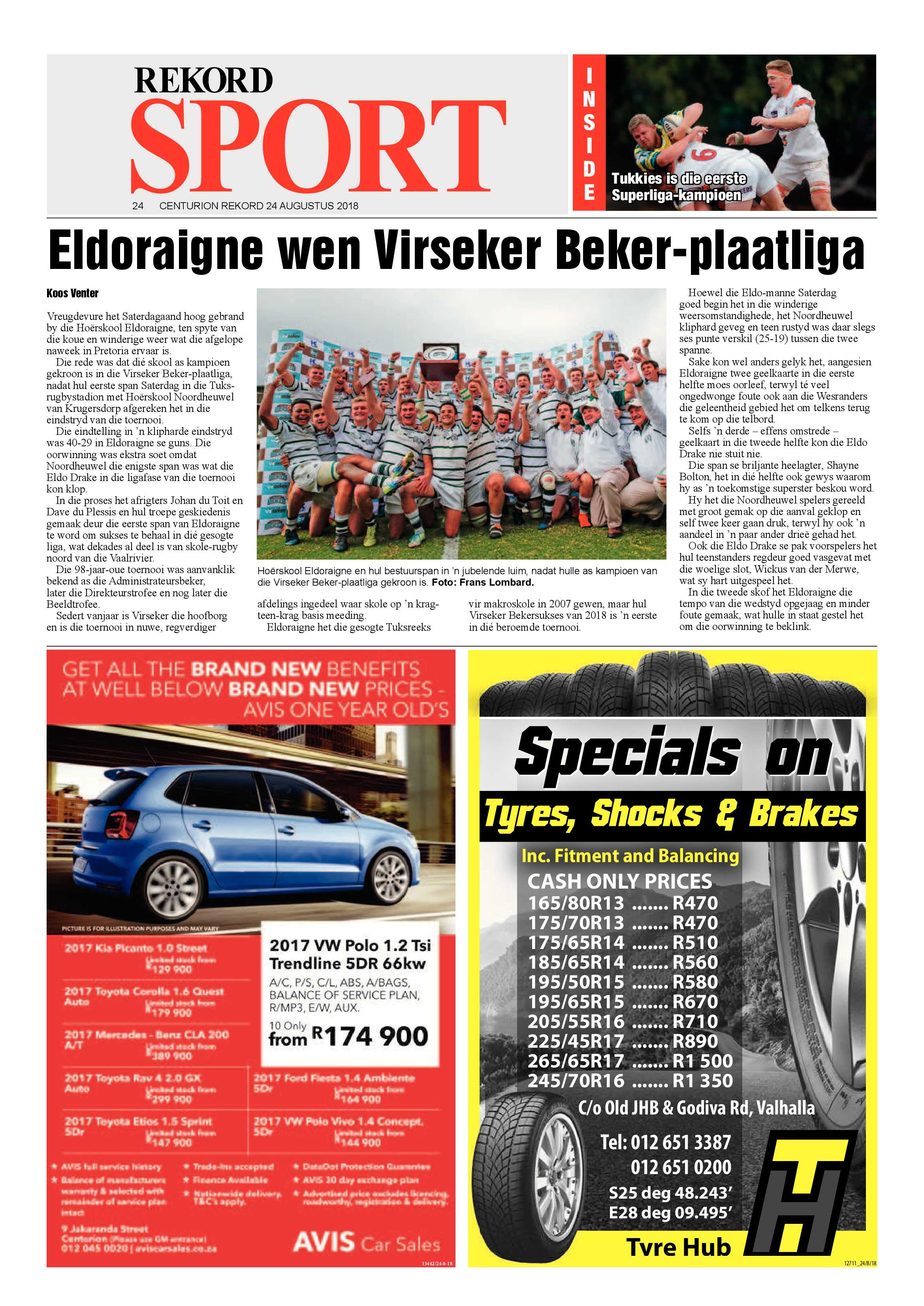 Rekord Centurion 24 August 2018 page 24