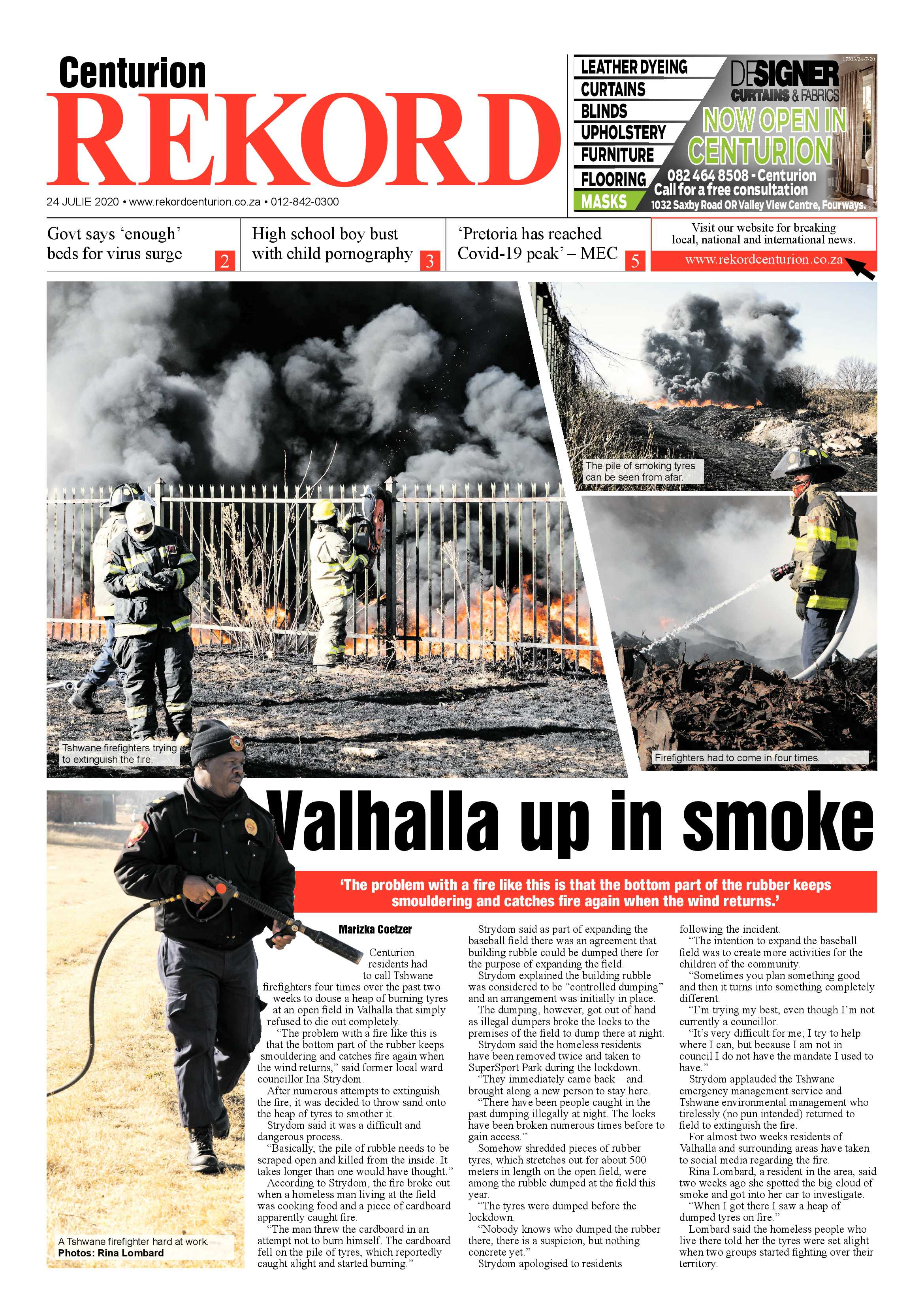 Rekord Centurion 24 July 2020 page 1