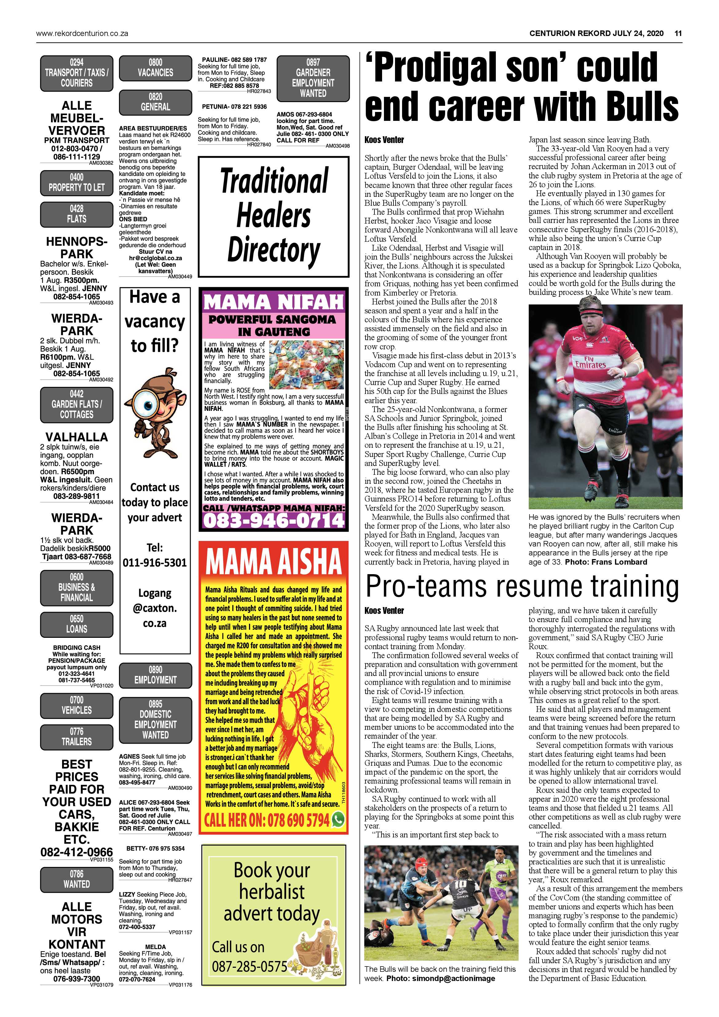 Rekord Centurion 24 July 2020 page 11