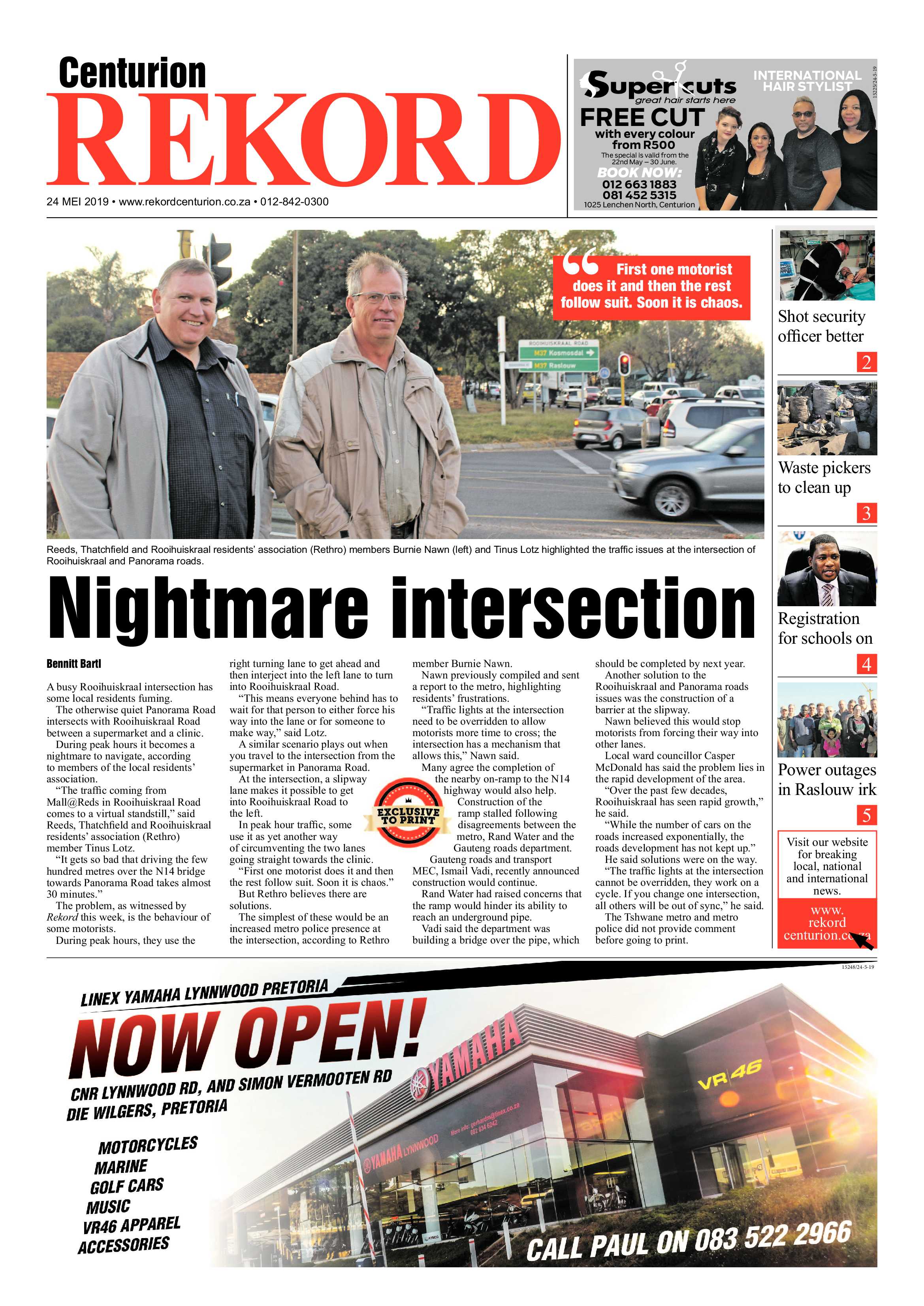 Rekord Centurion 24 May 2019 page 1