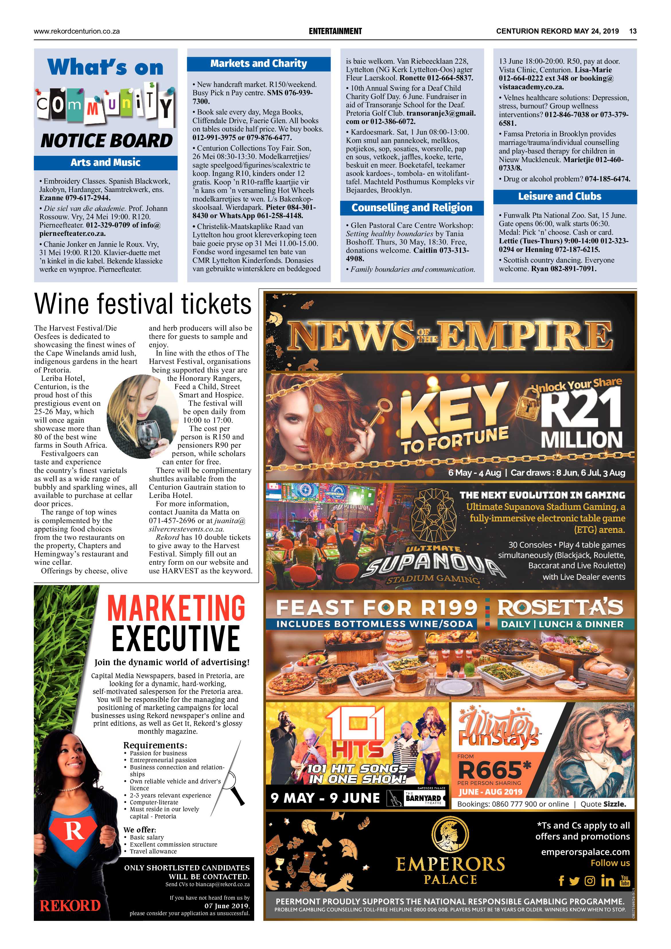 Rekord Centurion 24 May 2019 page 13