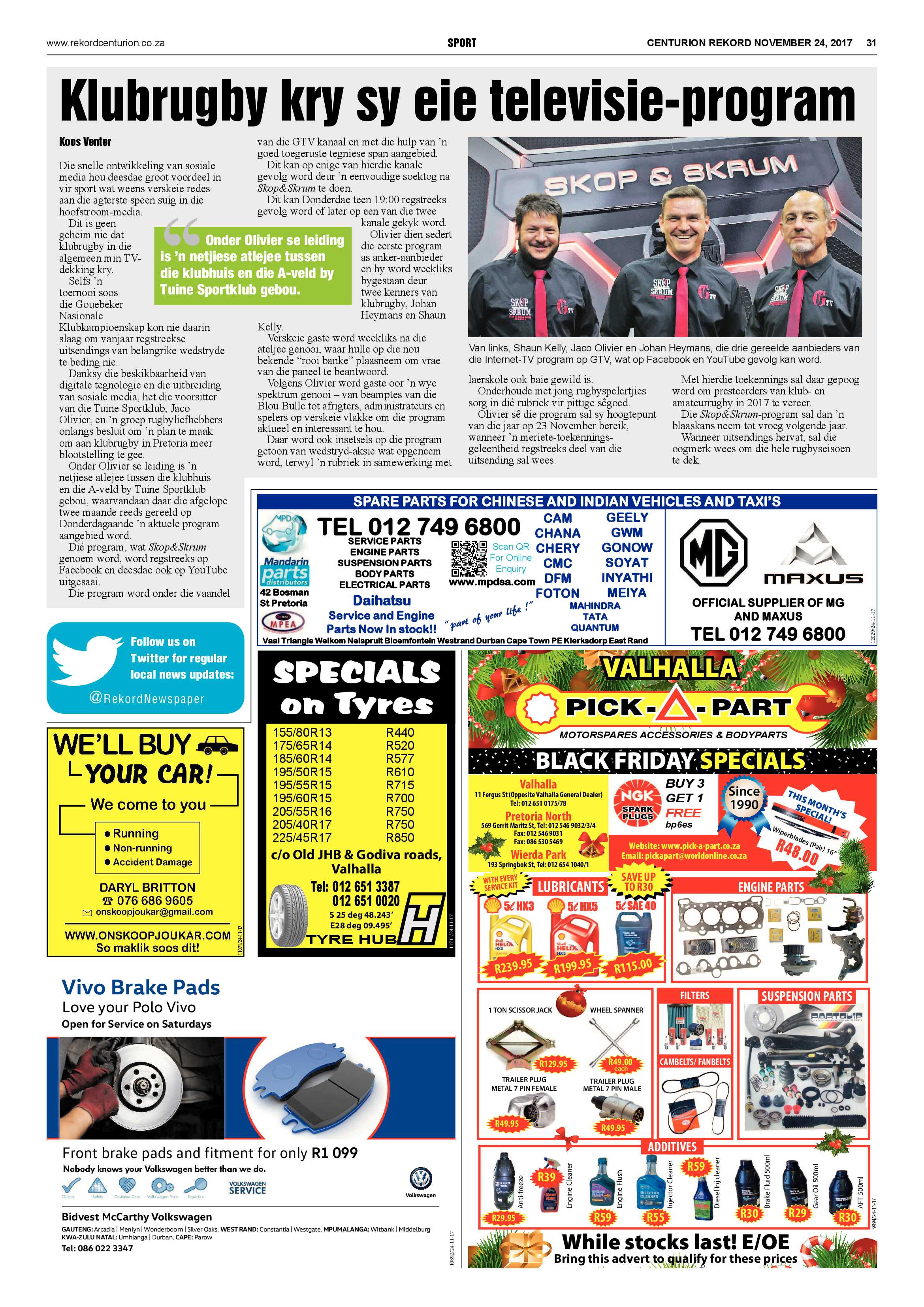 Rekord Centurion 24 November 2016 page 31