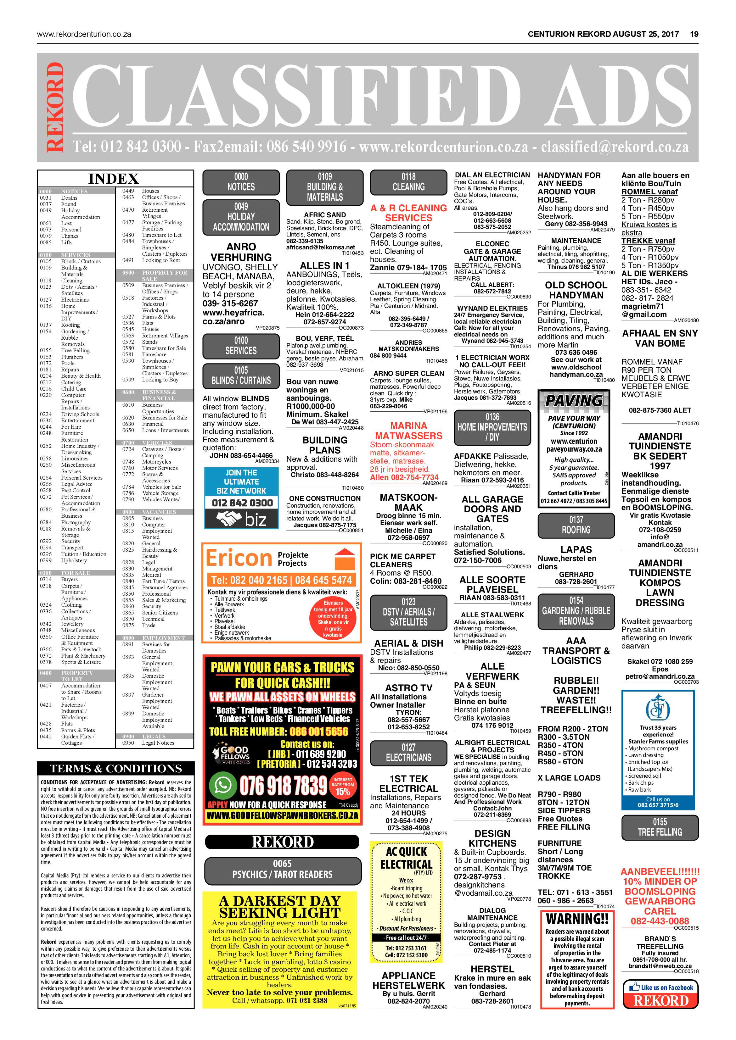 Rekord Centurion 25 August 2017 page 19