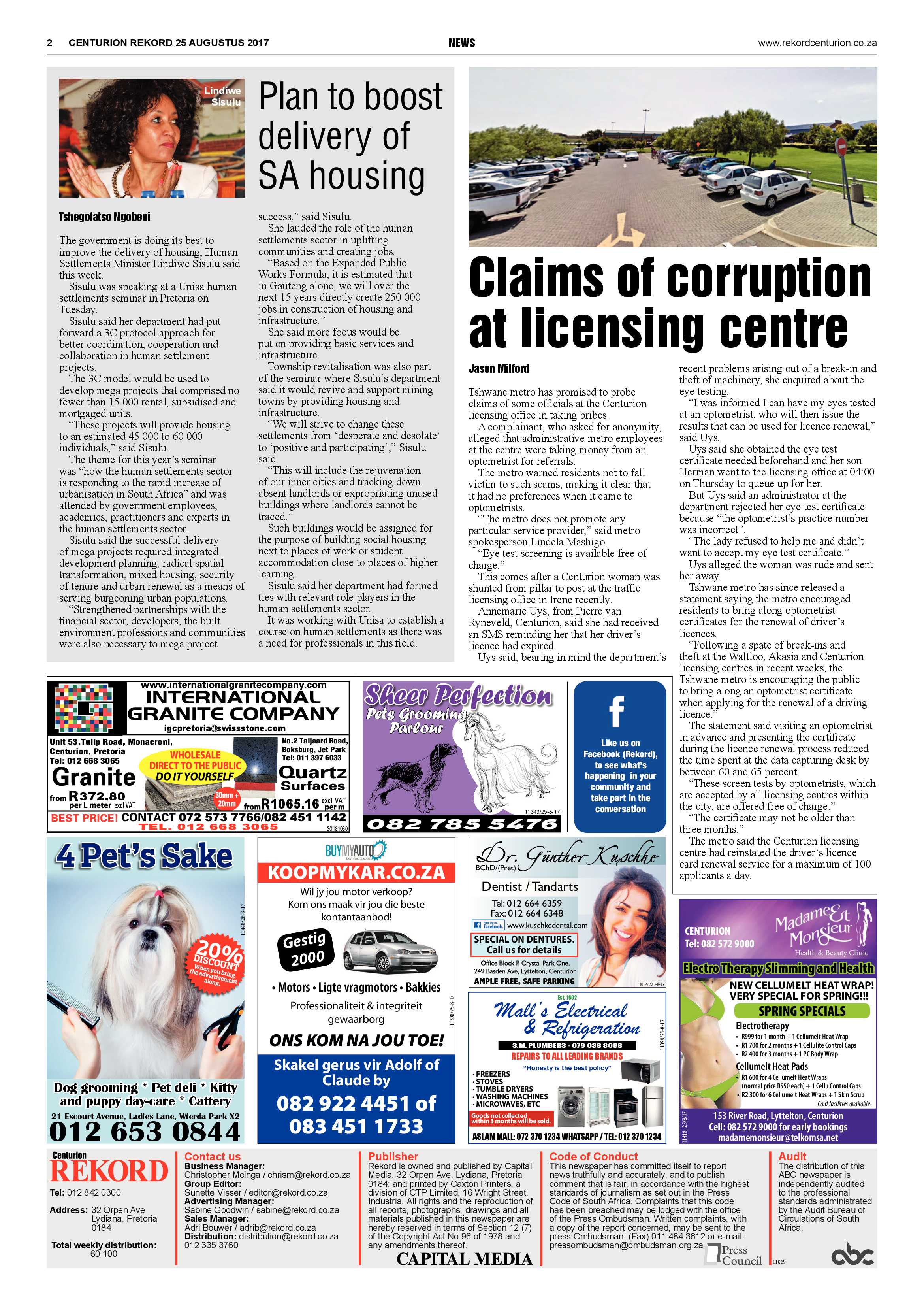 Rekord Centurion 25 August 2017 page 2
