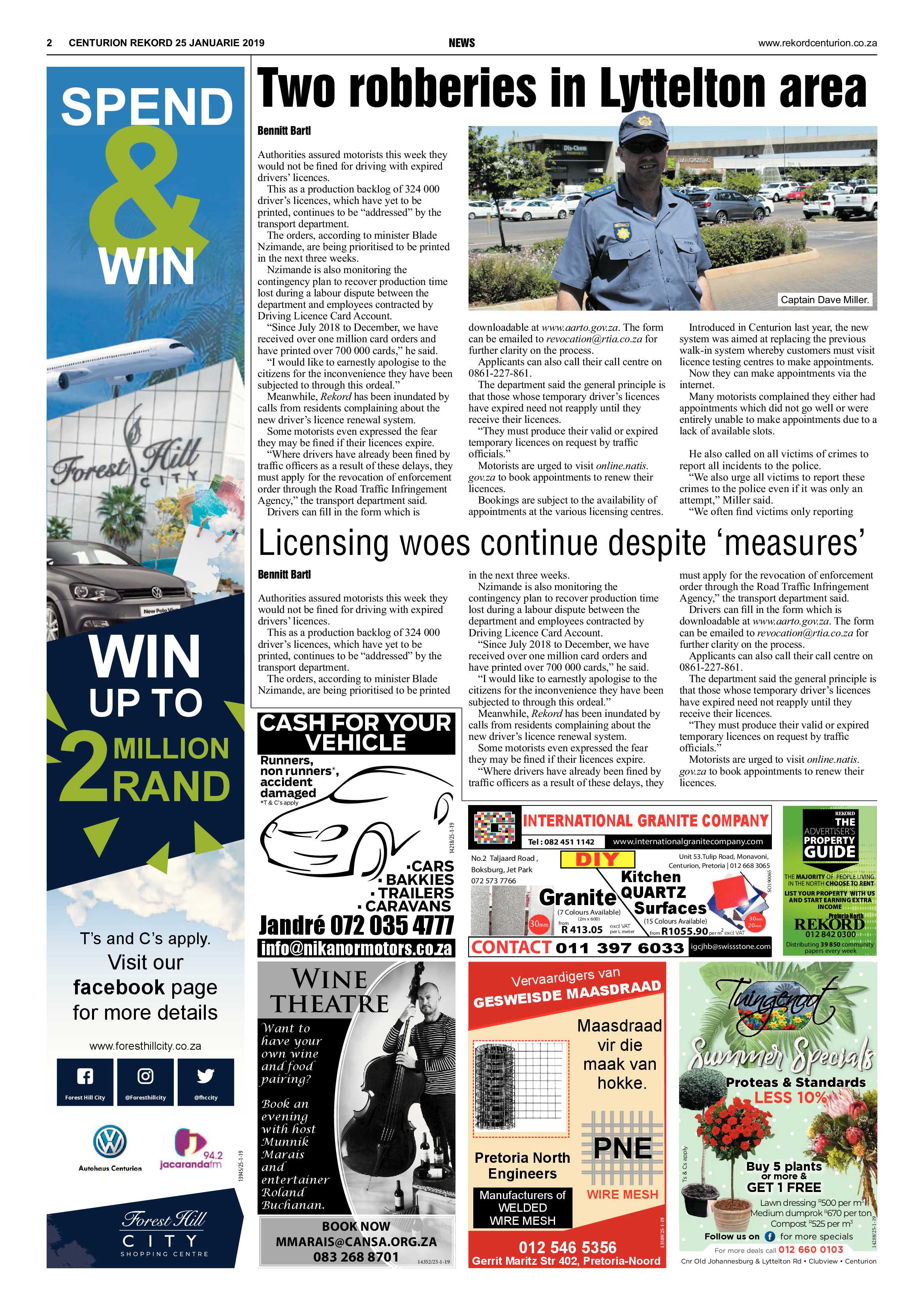 Rekord Centurion 25 January 2019 page 2