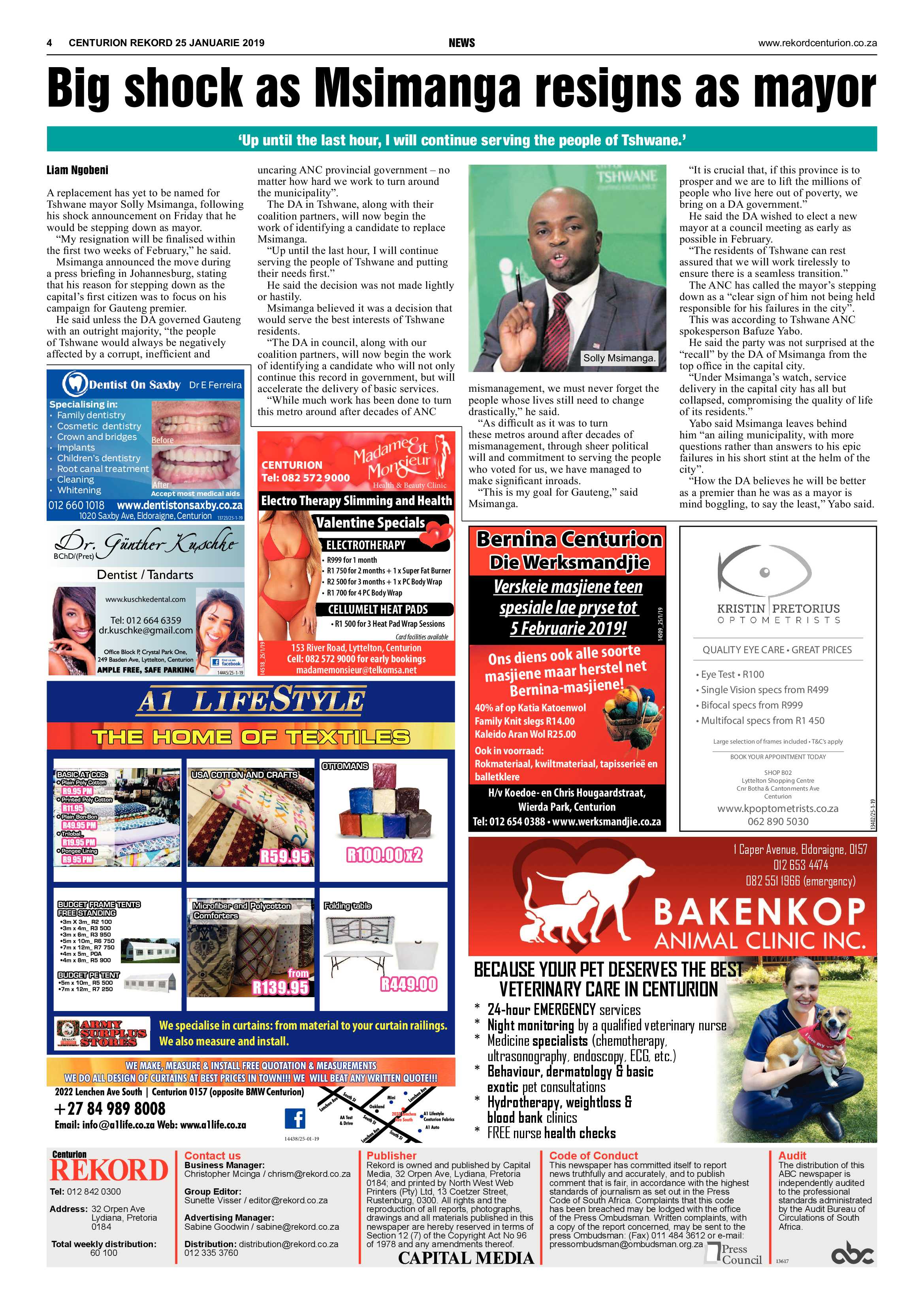 Rekord Centurion 25 January 2019 page 4