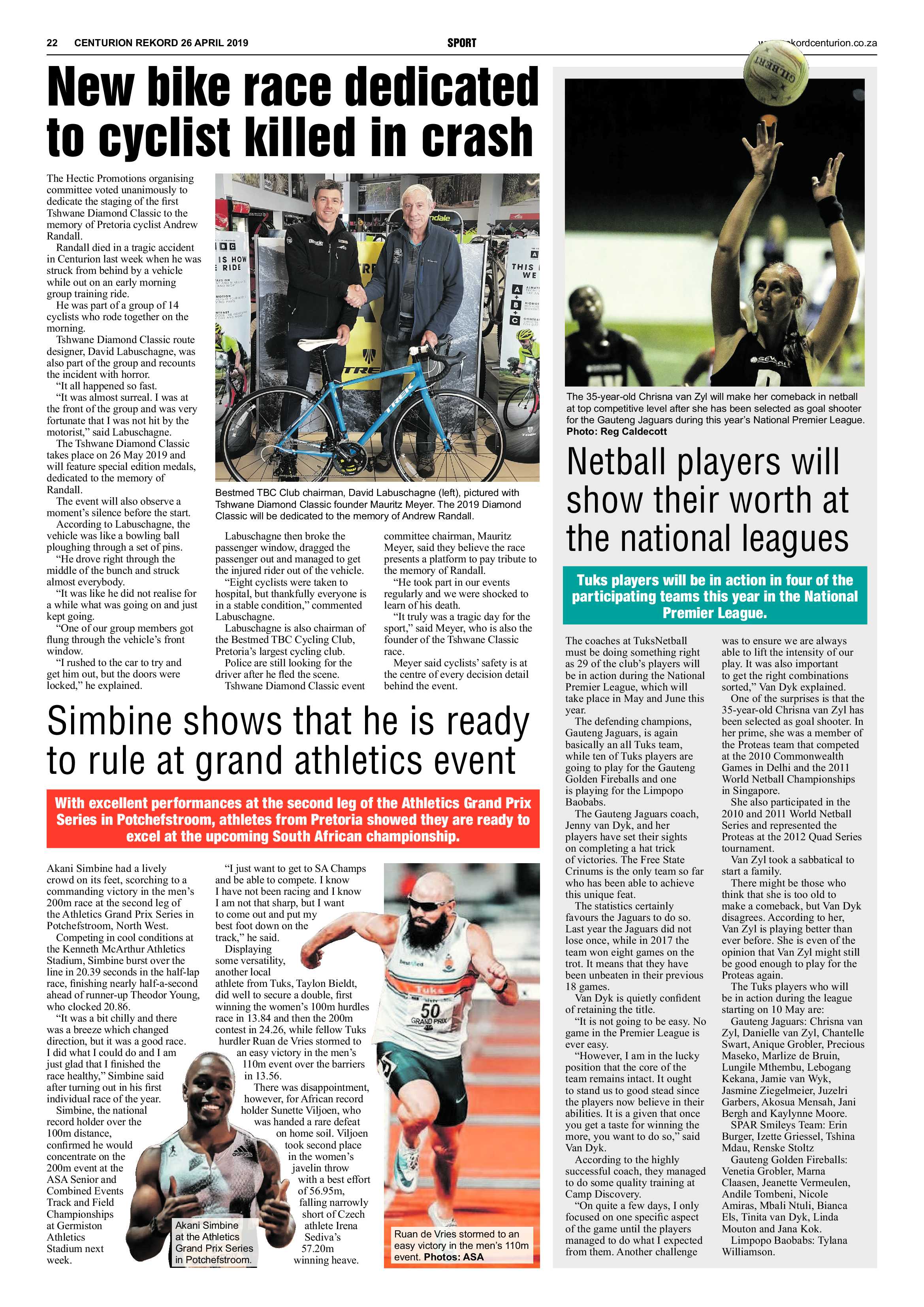 Rekord Centurion 26 April 2019 page 22