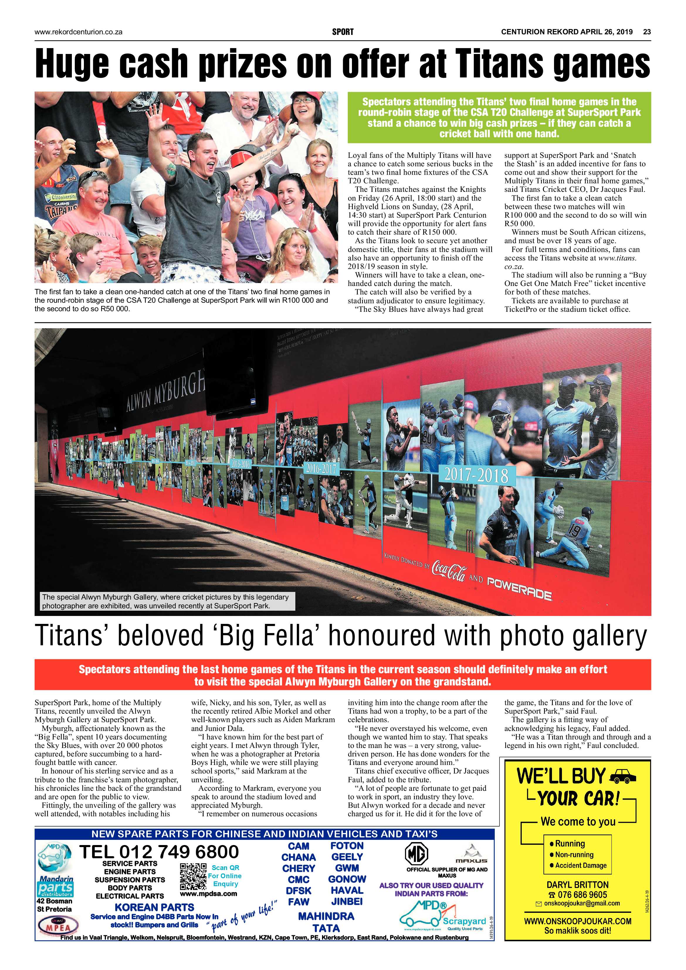 Rekord Centurion 26 April 2019 page 23