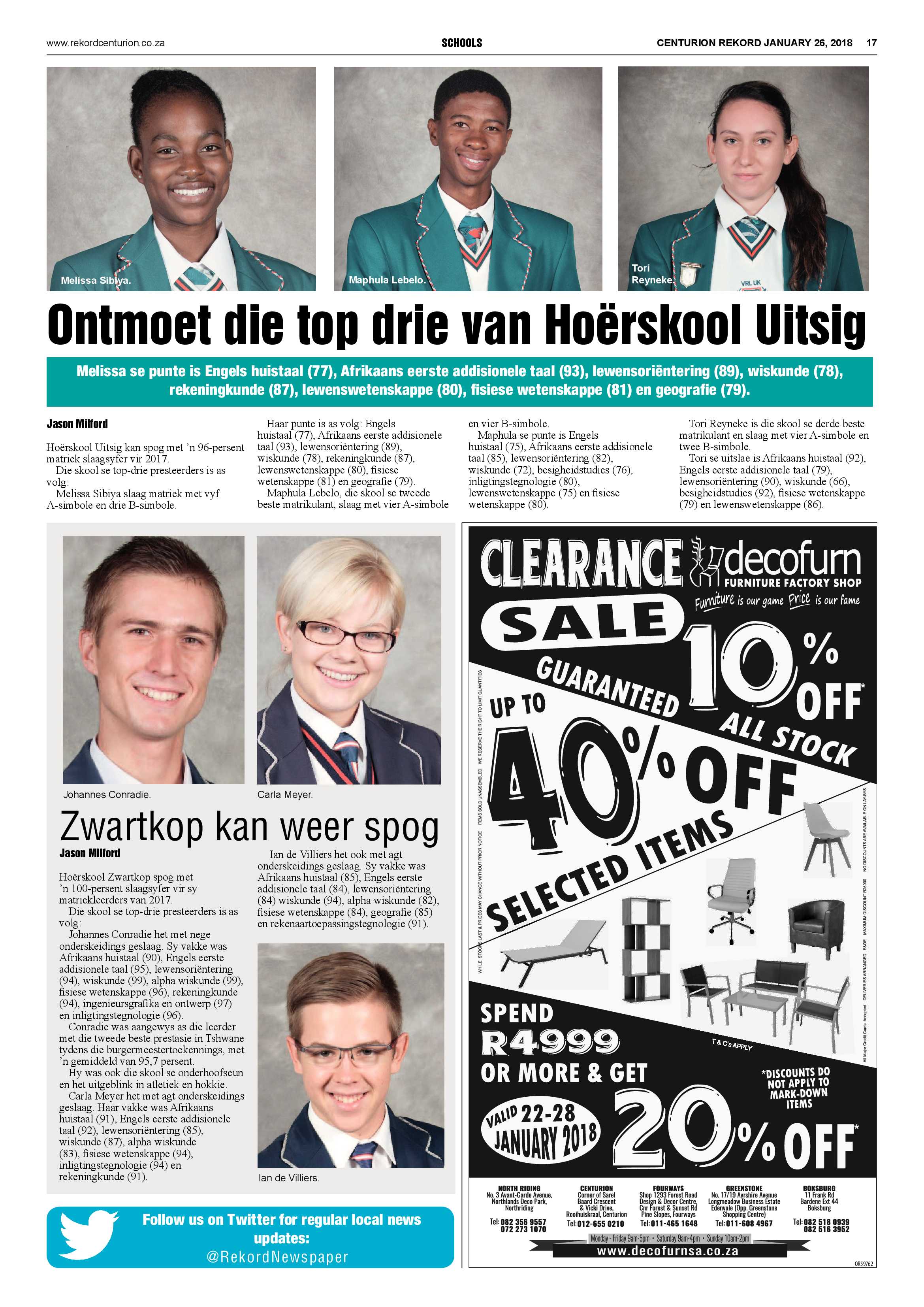 Rekord Centurion 26 January 2018 page 17