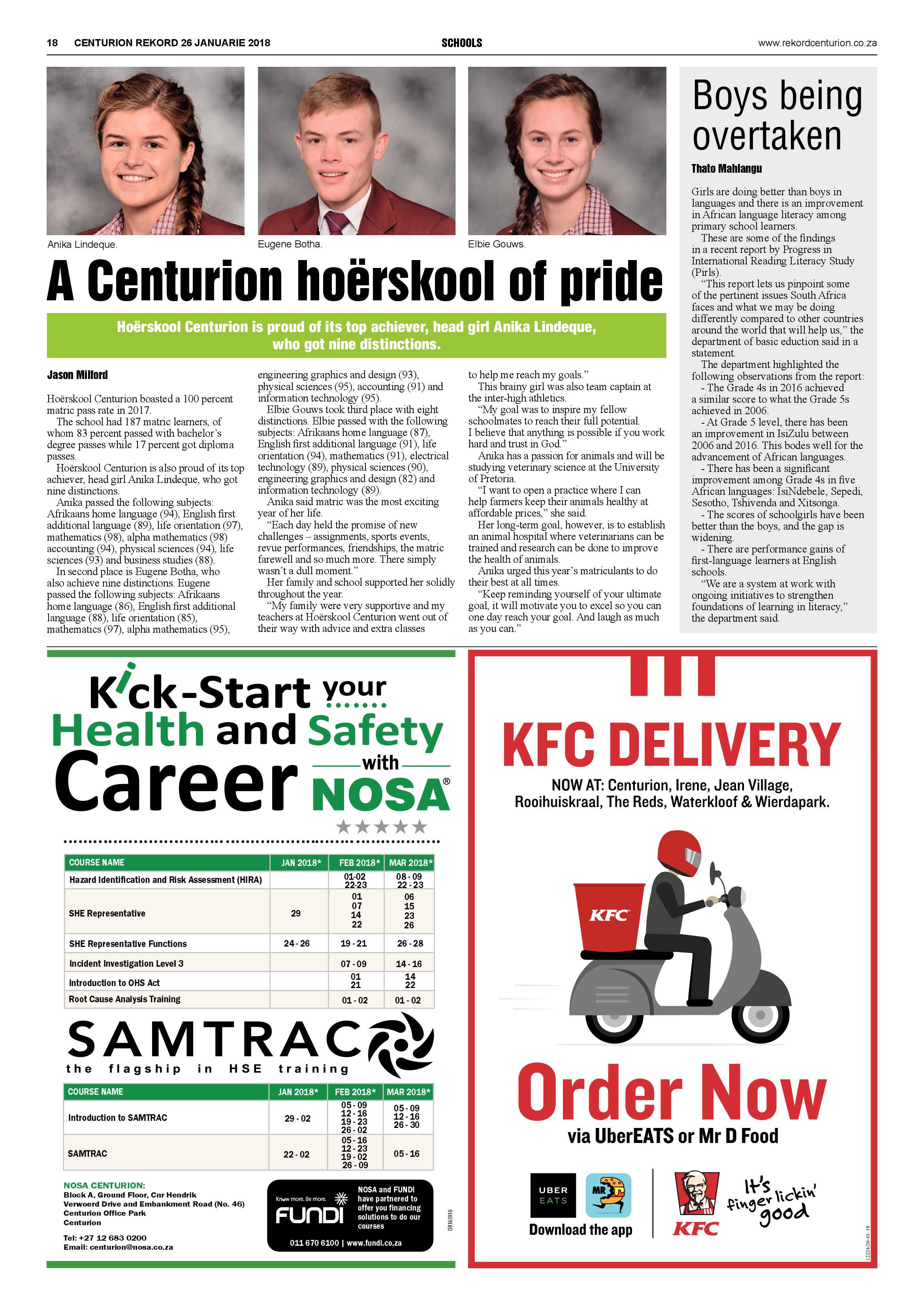 Rekord Centurion 26 January 2018 page 18