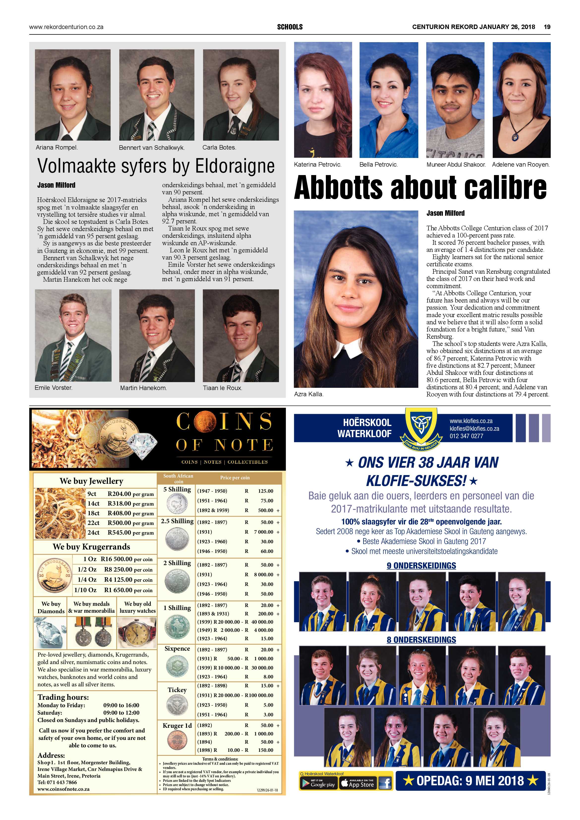 Rekord Centurion 26 January 2018 page 19