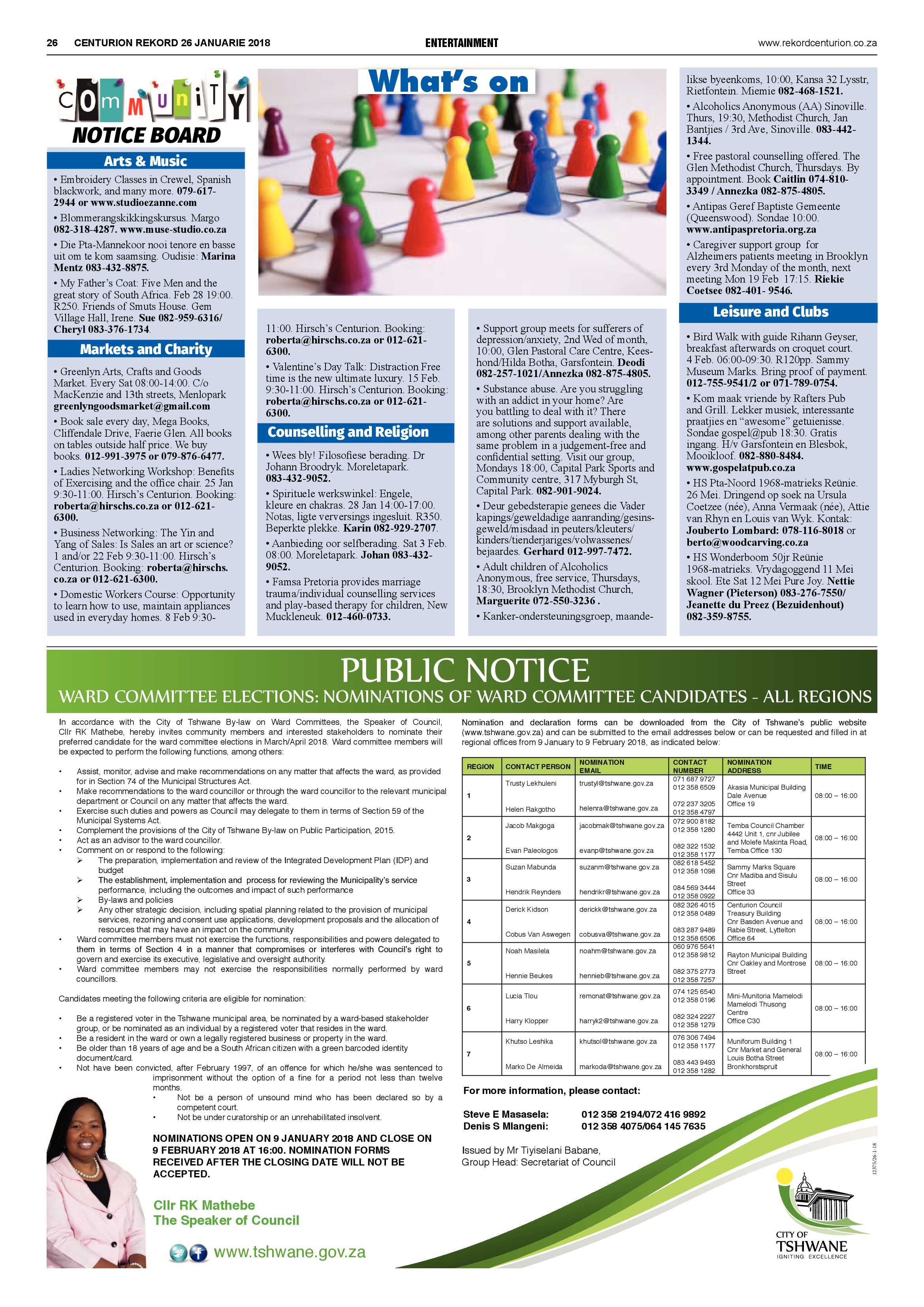 Rekord Centurion 26 January 2018 page 26