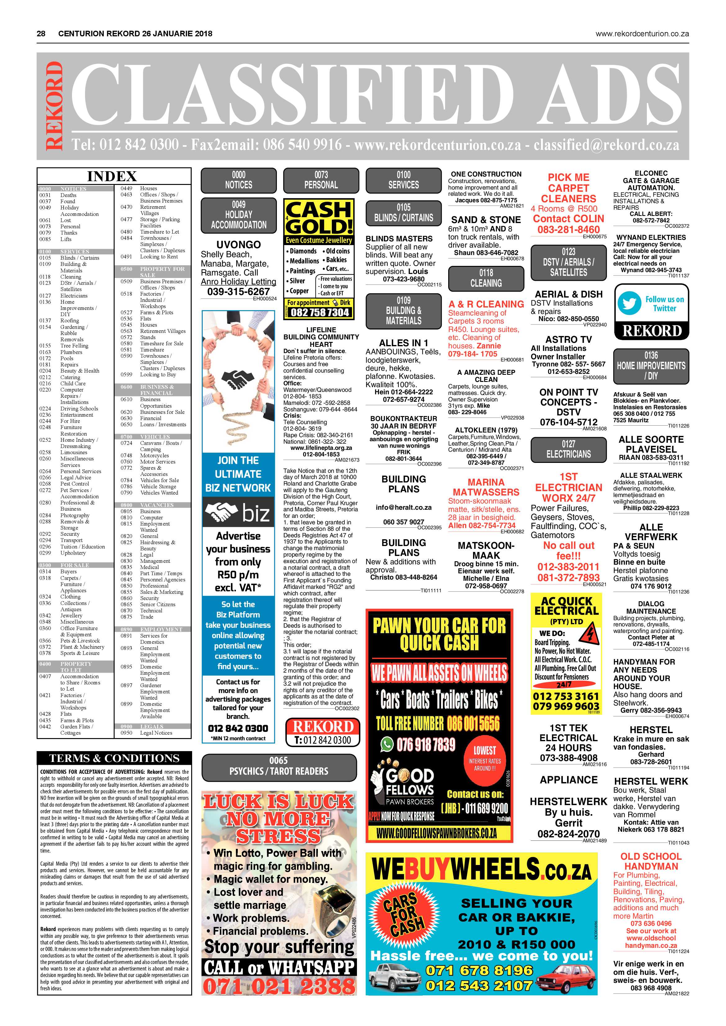 Rekord Centurion 26 January 2018 page 28