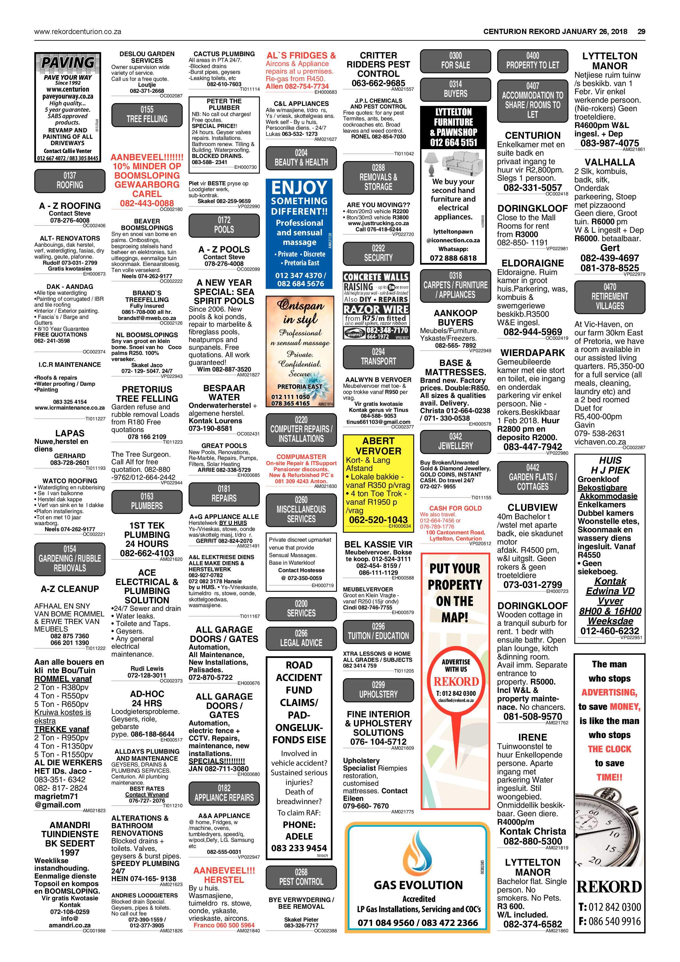 Rekord Centurion 26 January 2018 page 29