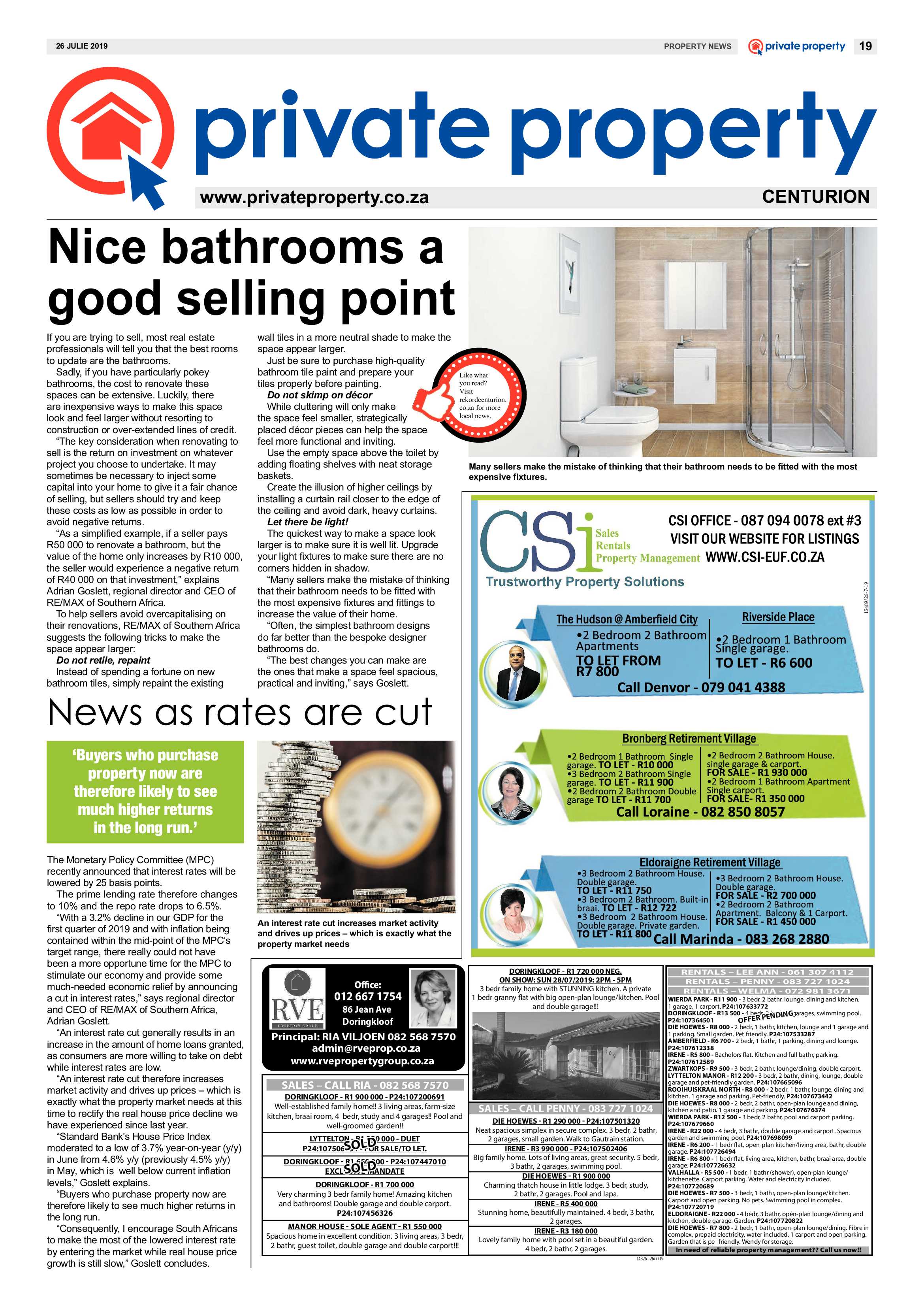 Rekord Centurion 26 July 2019 page 19