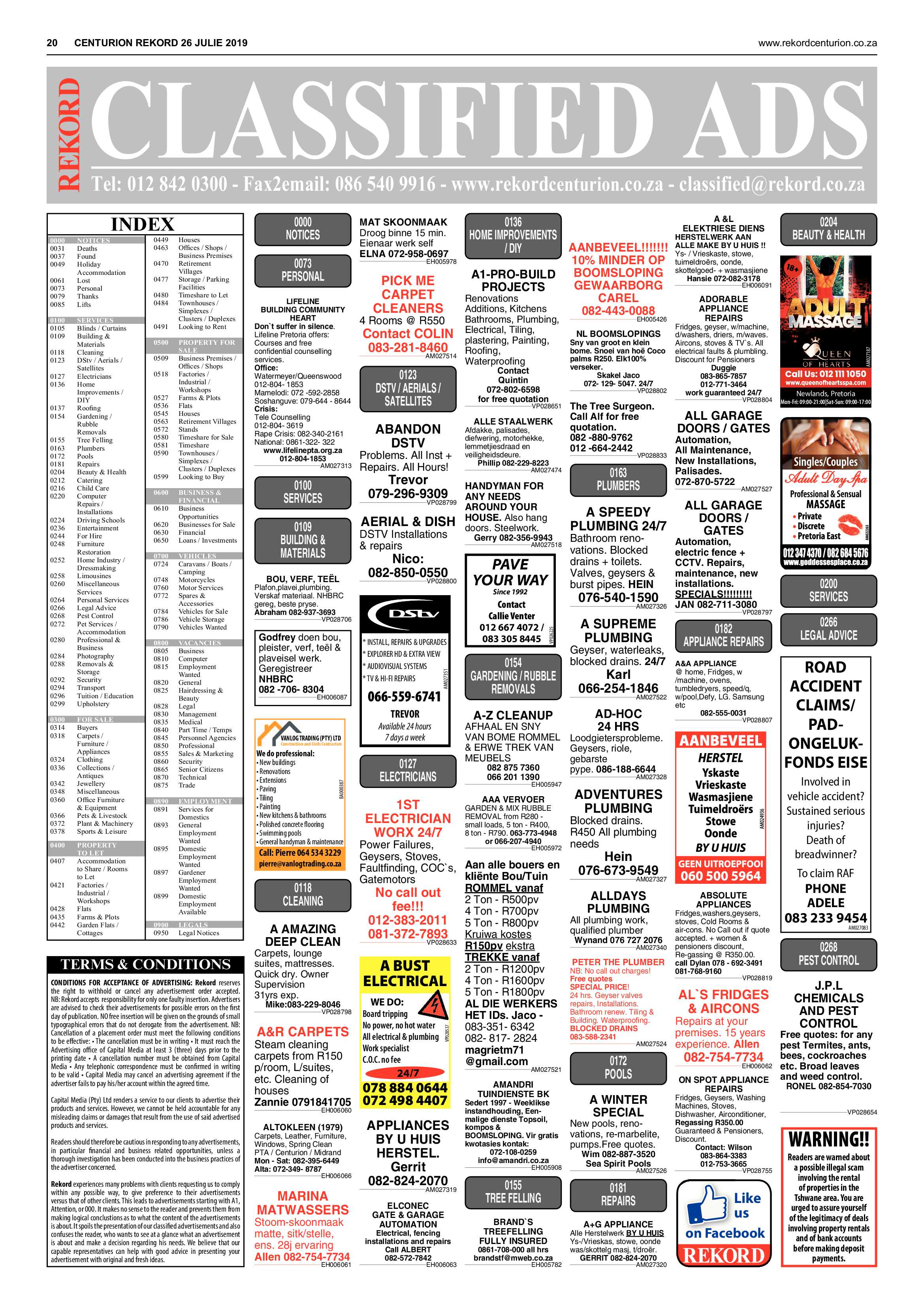 Rekord Centurion 26 July 2019 page 20