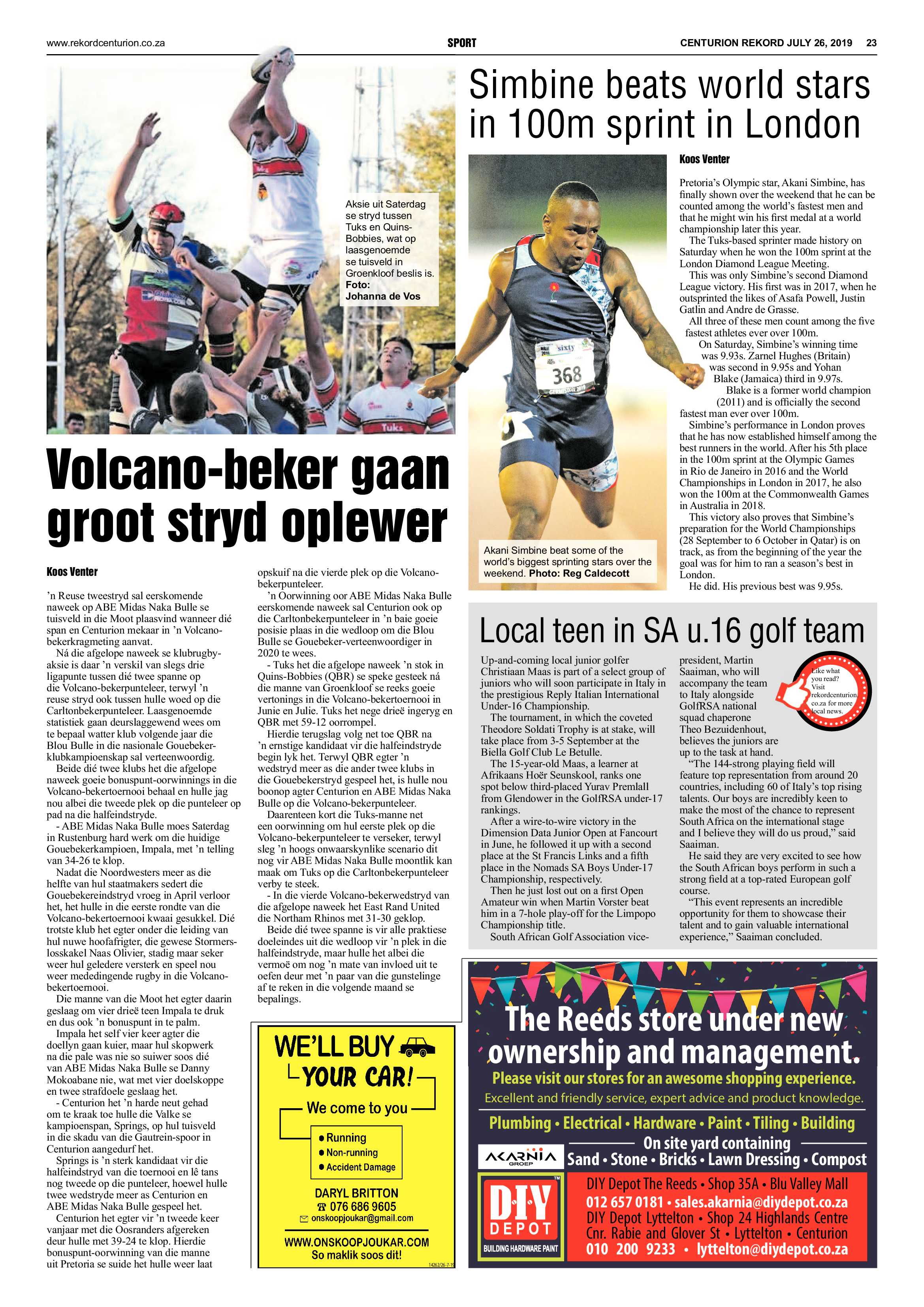 Rekord Centurion 26 July 2019 page 23