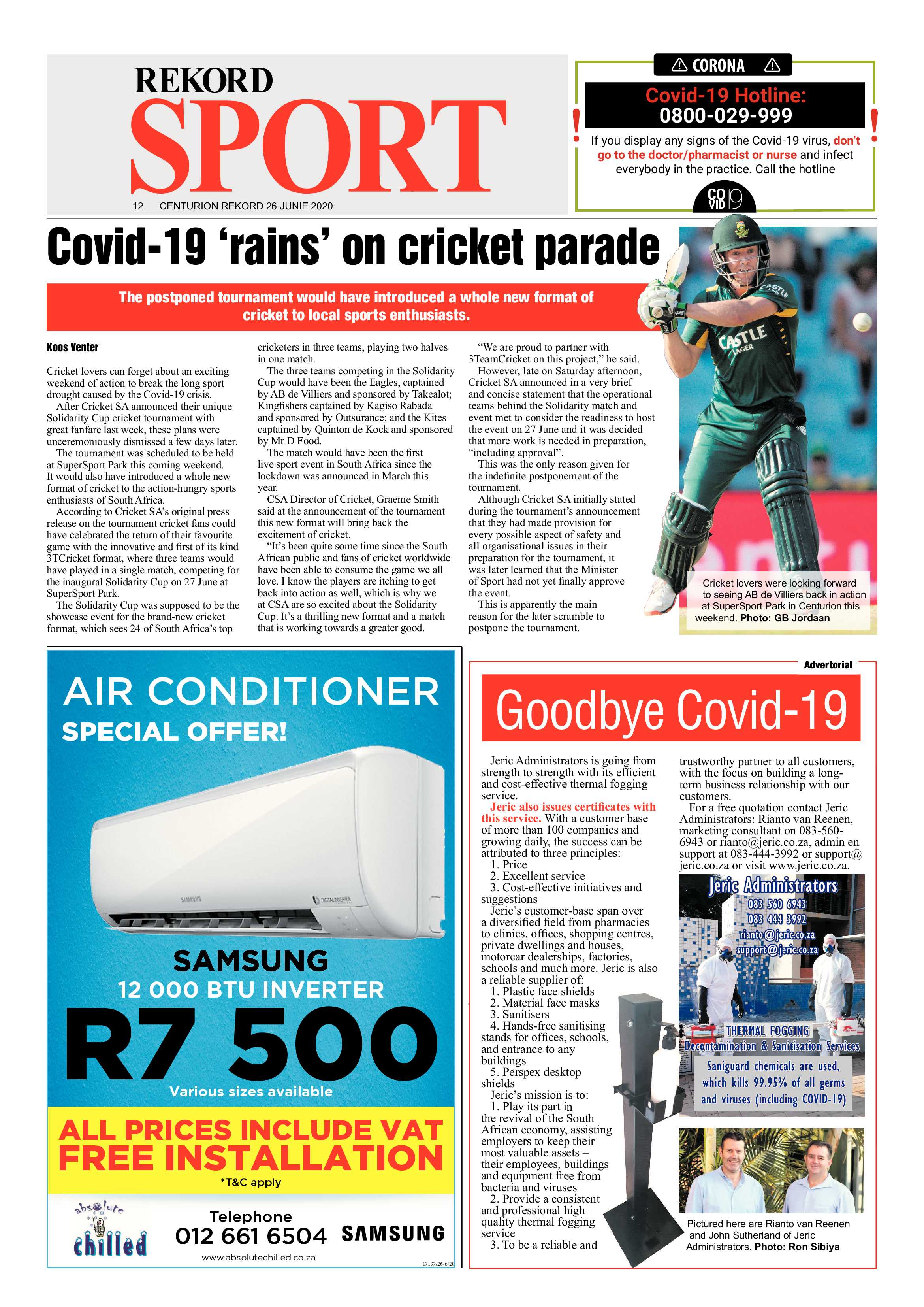Rekord Centurion 26 June 2020 page 12