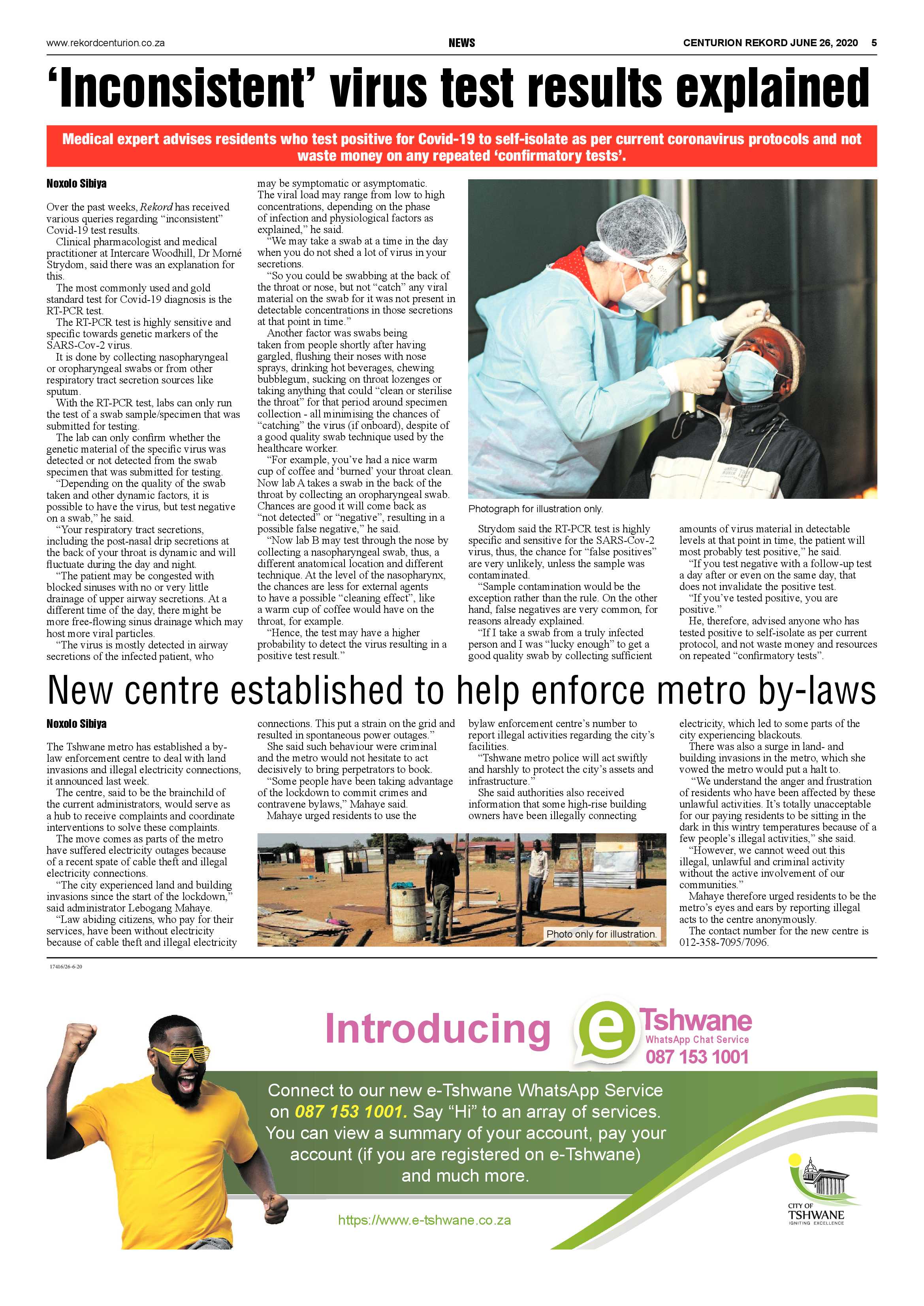 Rekord Centurion 26 June 2020 page 5